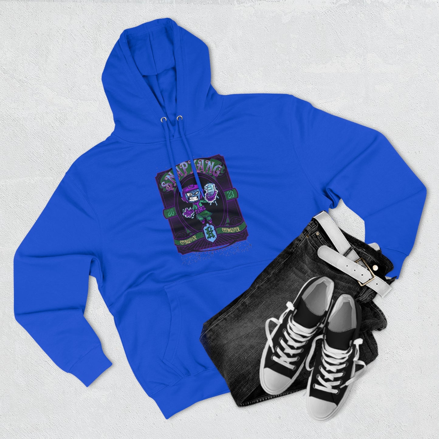 "Snap Kang Barber" Marvel Snap Unisex Premium Pullover Hoodie