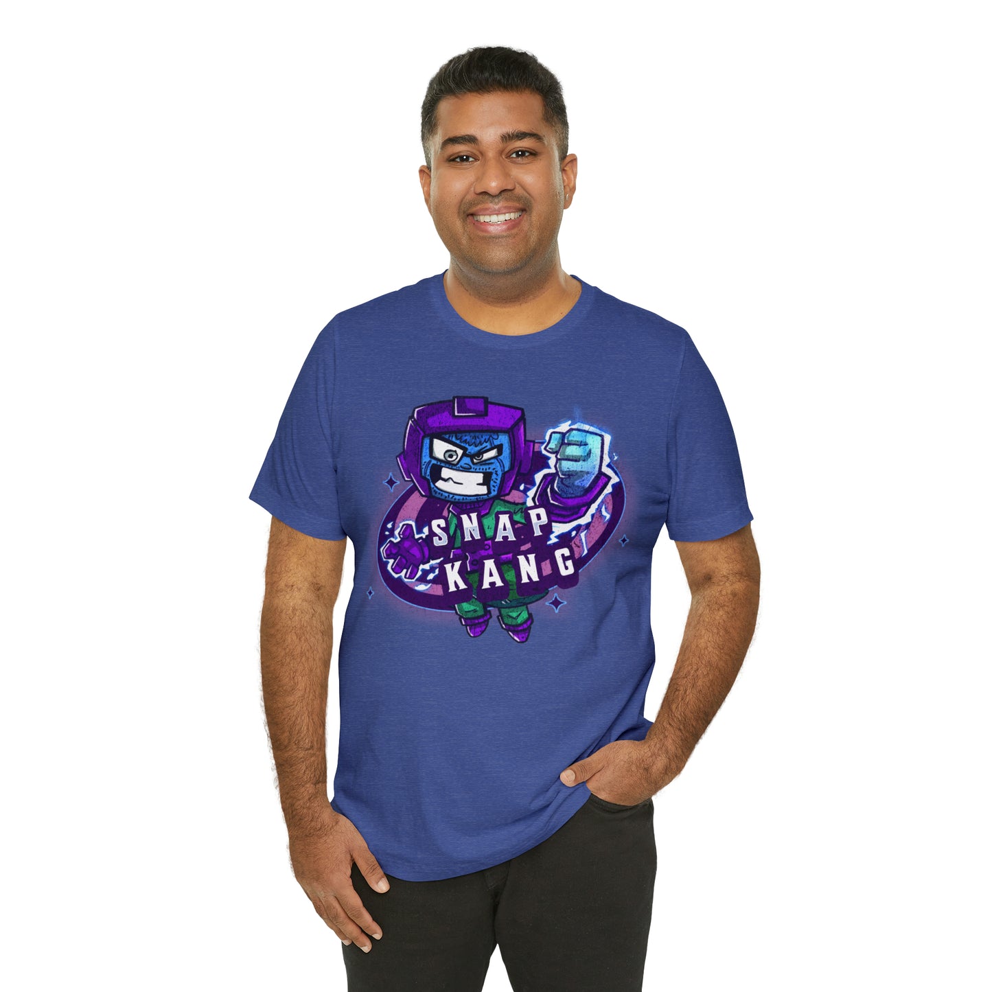 "Snap kang logo" Marvel Snap Unisex Jersey Short Sleeve Tee