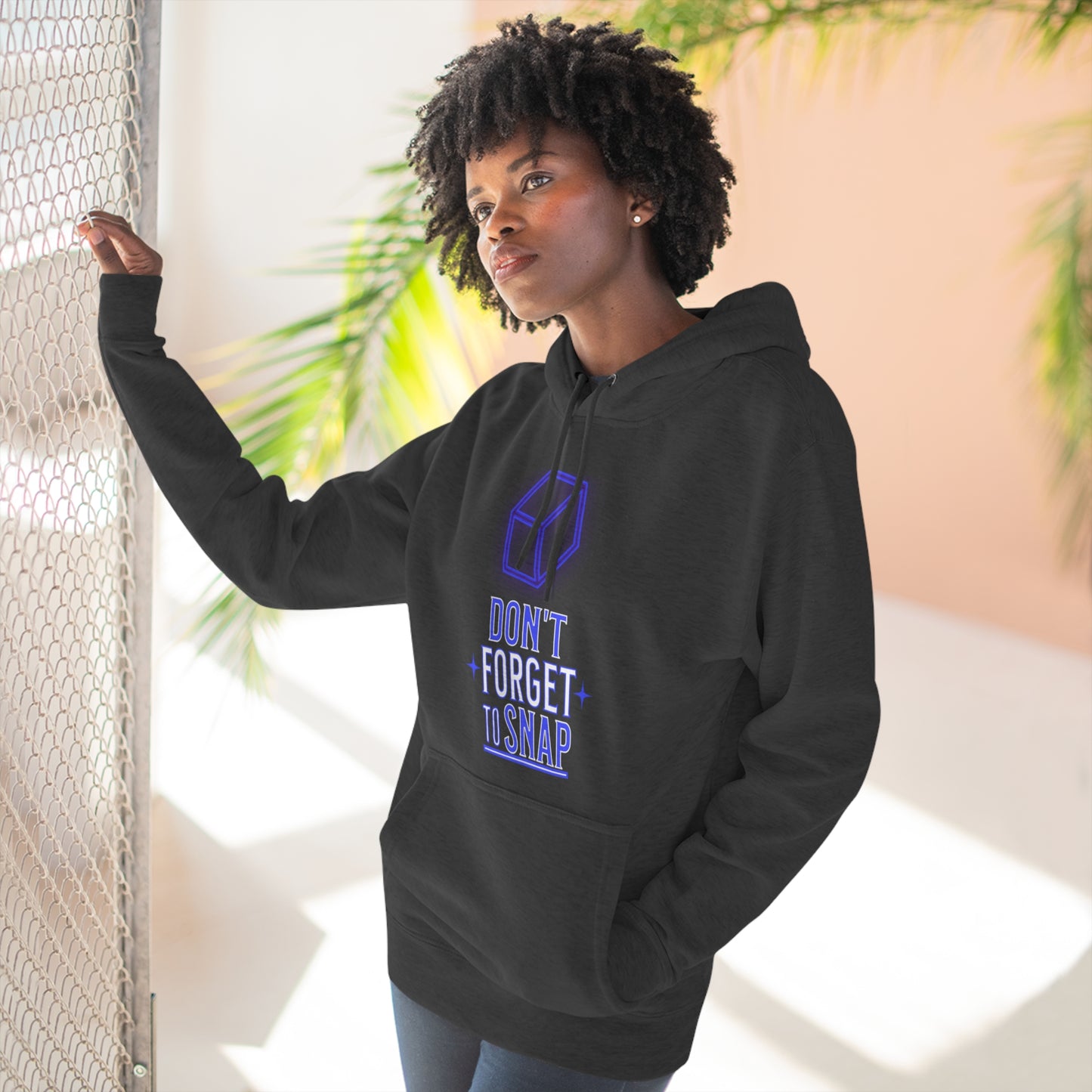 "Don't Forget to Snap" Marvel Snap Unisex Premium Pullover Hoodie