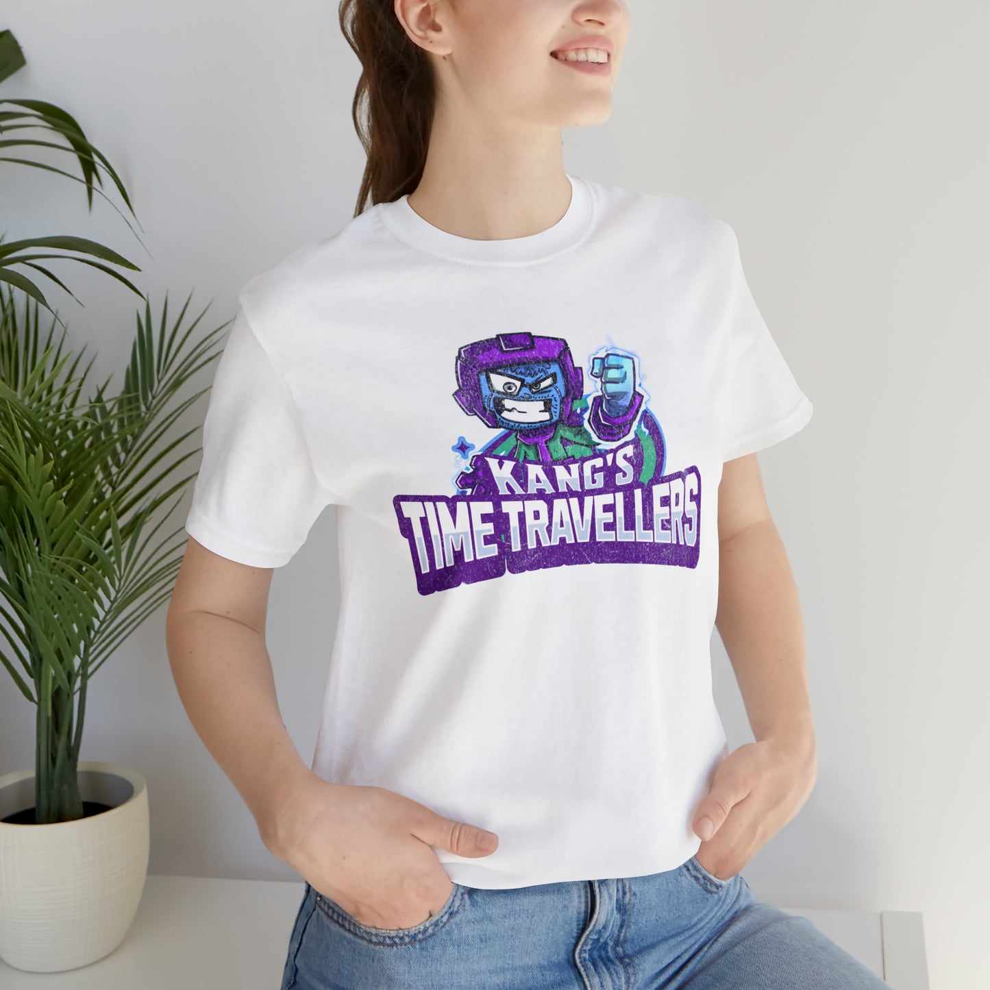 "kang's time travellers" Marvel Snap Mascot Unisex Jersey Short Sleeve Tee