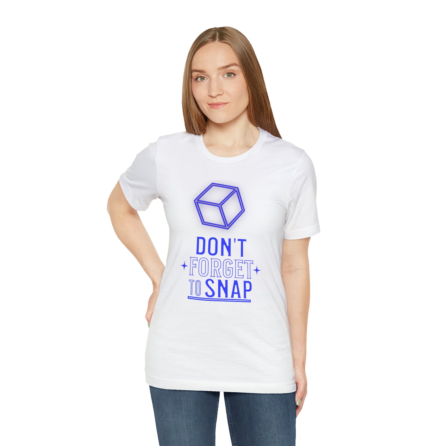 "don't forget to snap" Marvel Snap Unisex Jersey Short Sleeve Tee