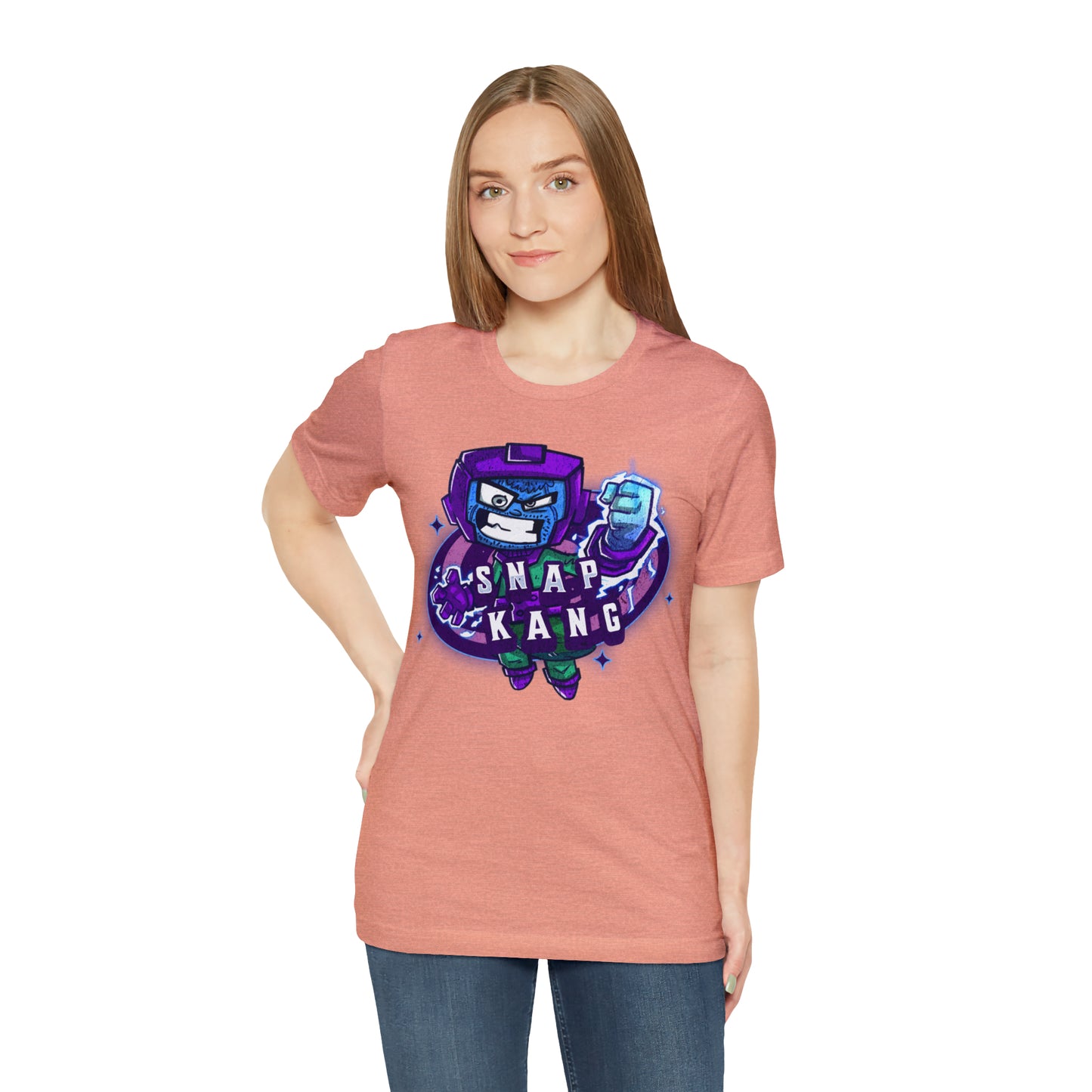 "Snap kang logo" Marvel Snap Unisex Jersey Short Sleeve Tee