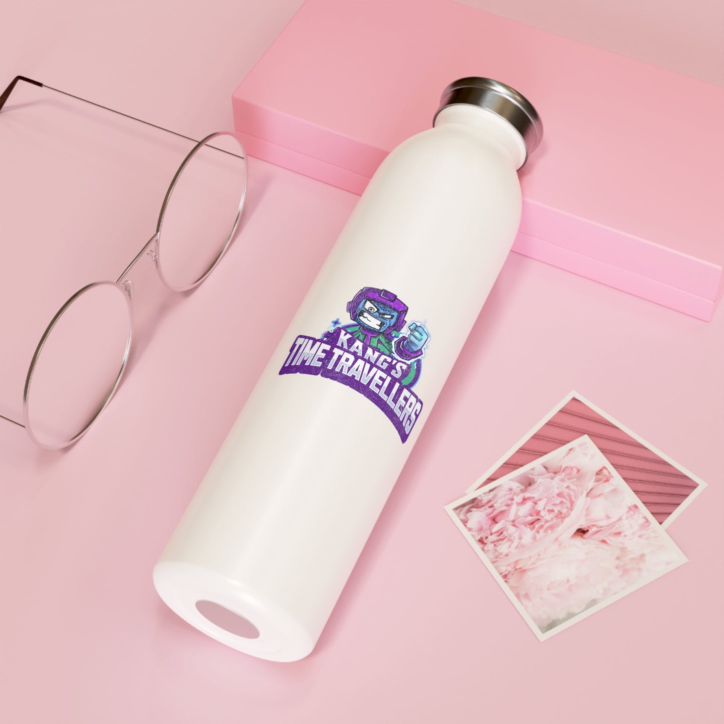 "kang's time travellers" Marvel Snap Mascot Slim Water Bottle
