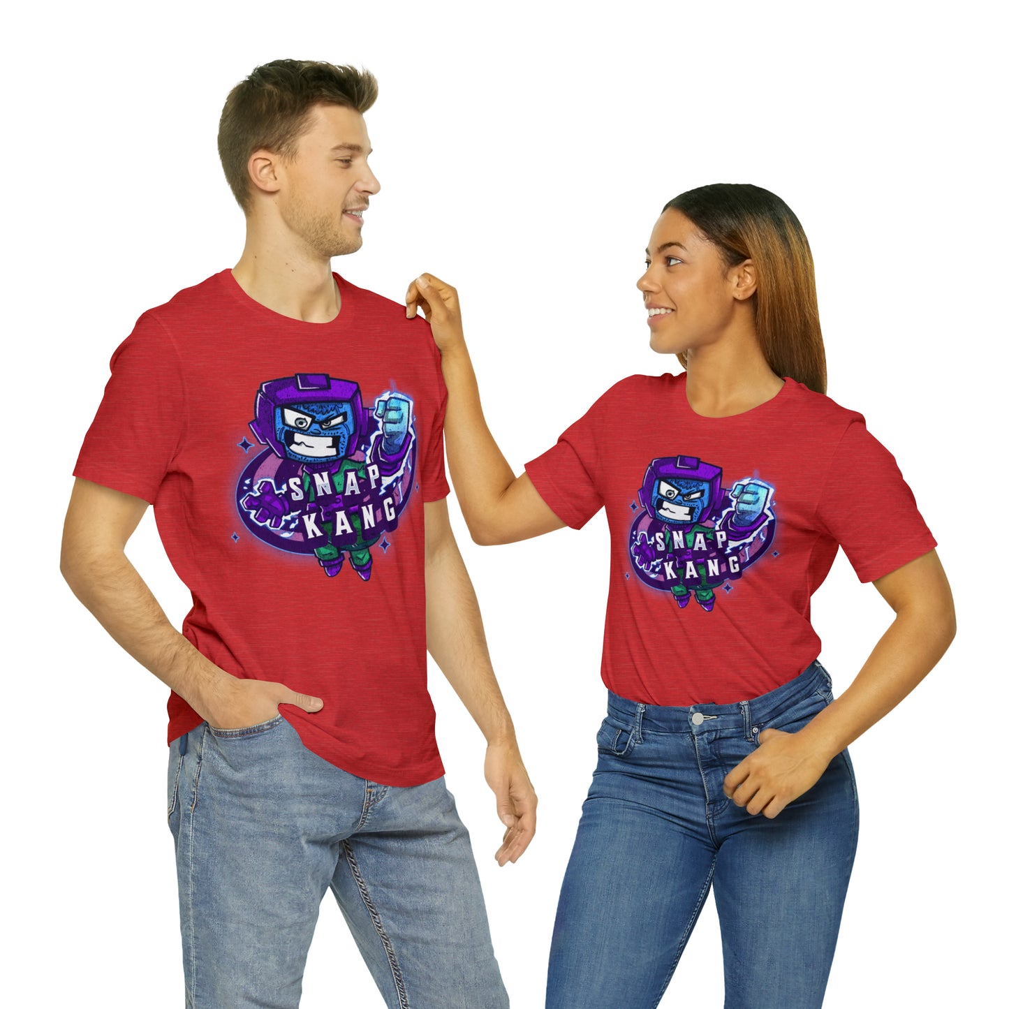 "Snap kang logo" Marvel Snap Unisex Jersey Short Sleeve Tee