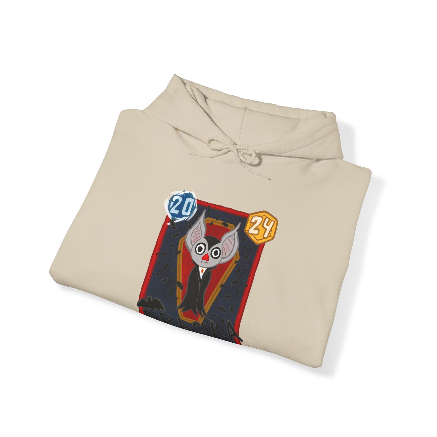 Snap Kang x Spooky Dino Marvel Snap inspired Dracula - Unisex Heavy Blend™ Hooded Sweatshirt