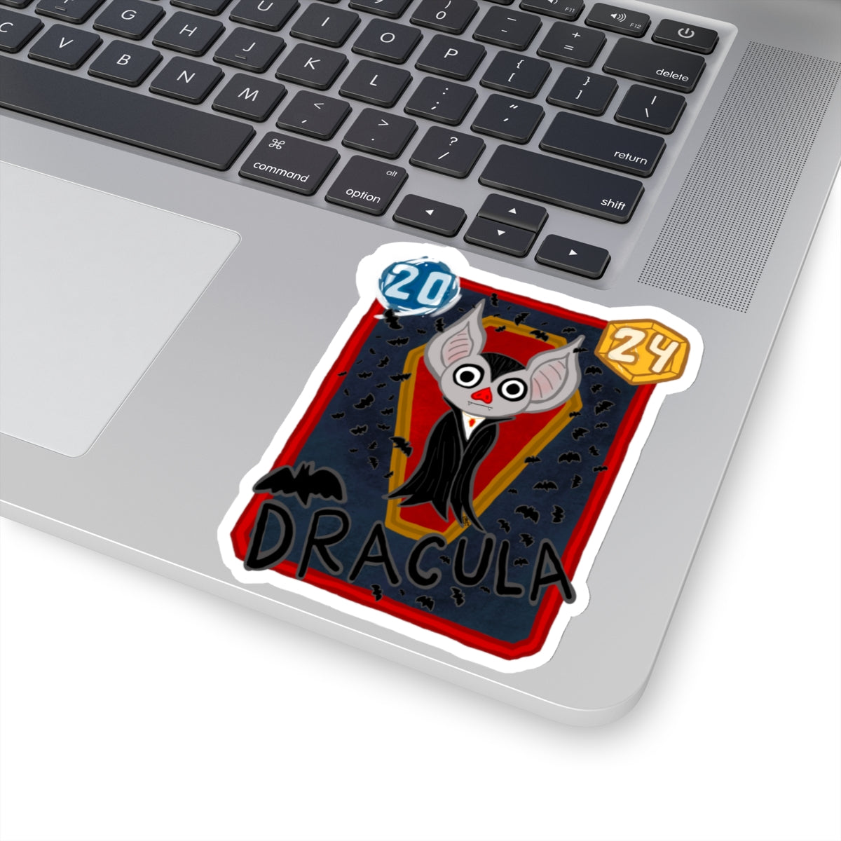 Snap Kang x Spooky Dino Marvel Snap inspired Dracula Card - Stickers