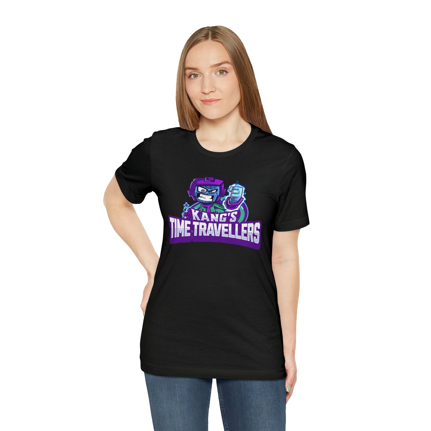 "kang's time travellers" Marvel Snap Mascot Unisex Jersey Short Sleeve Tee