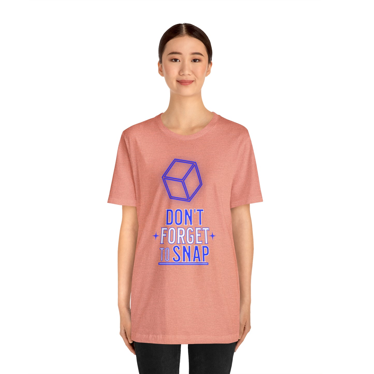 "don't forget to snap" Marvel Snap Unisex Jersey Short Sleeve Tee