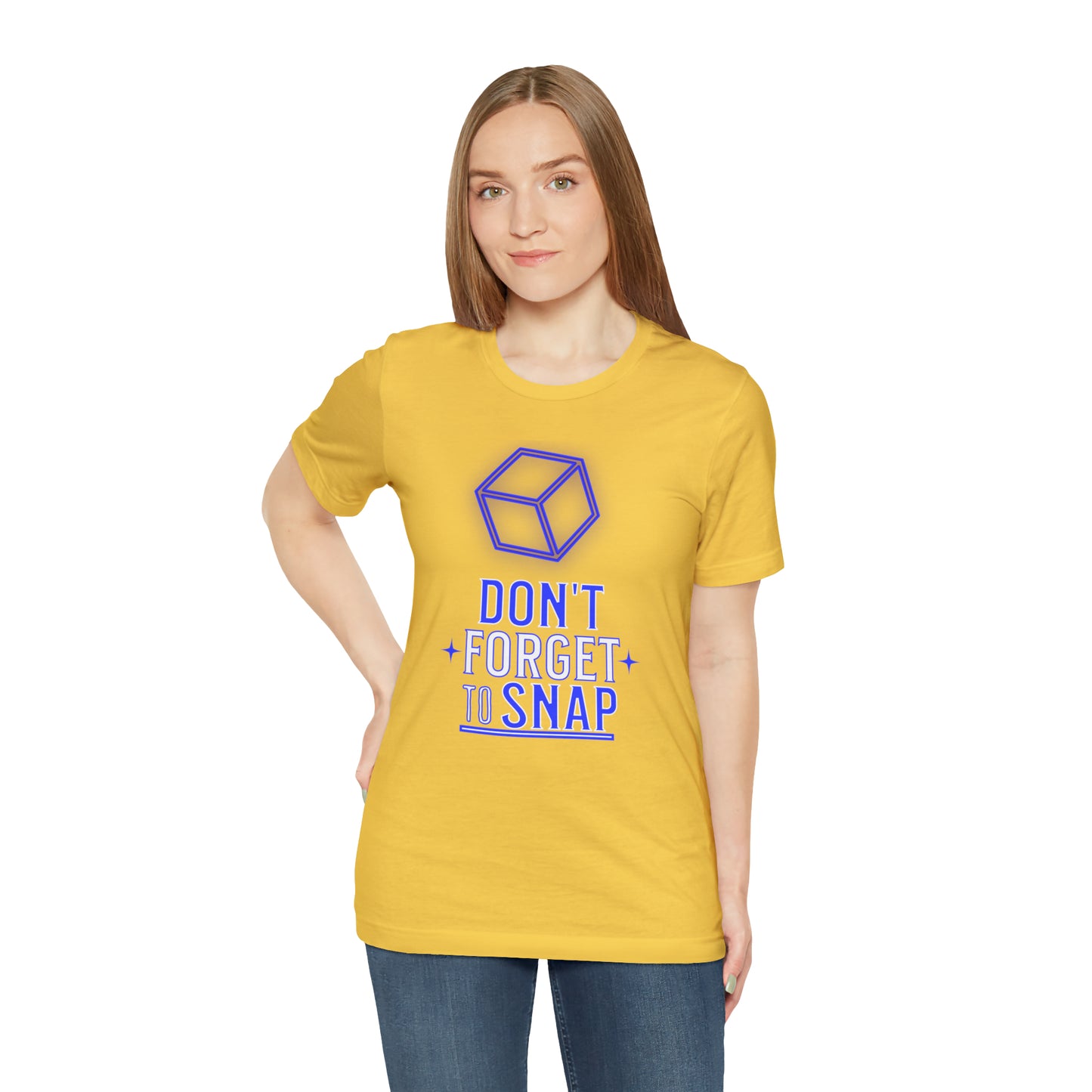 "don't forget to snap" Marvel Snap Unisex Jersey Short Sleeve Tee