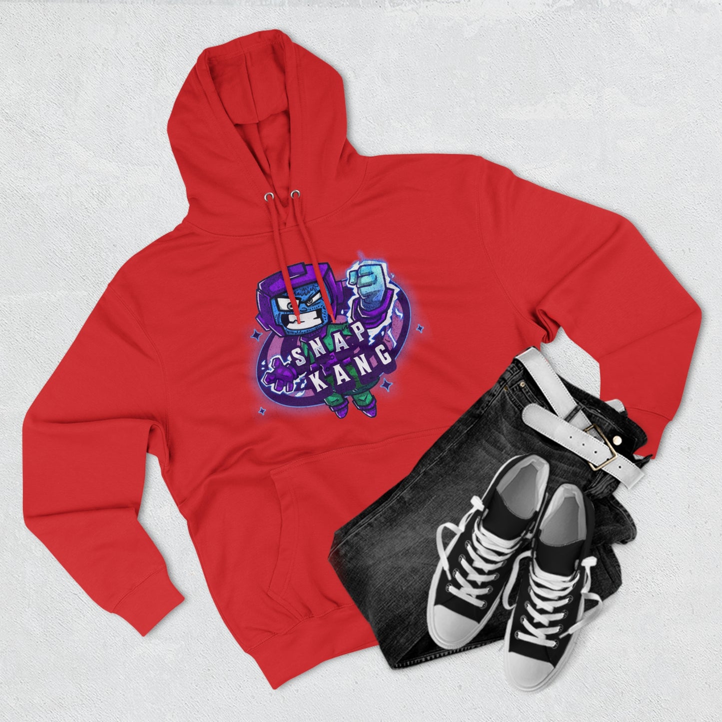 "Snap Kang Logo" Marvel Snap Unisex Premium Pullover Hoodie