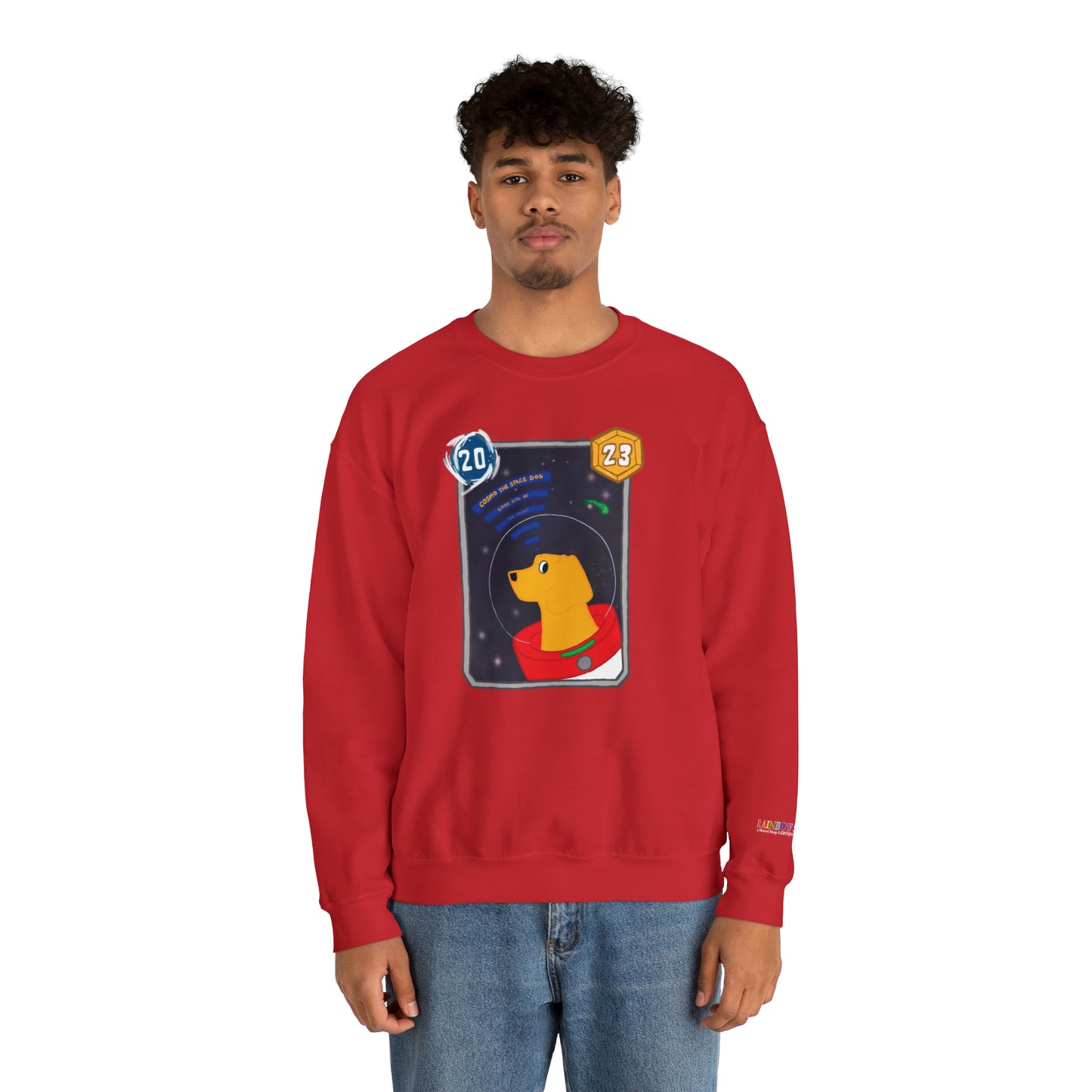 2023 Rainbow snapclash "Space Girl Cosmo Variant" marvel snap inspired Crewneck Sweatshirt