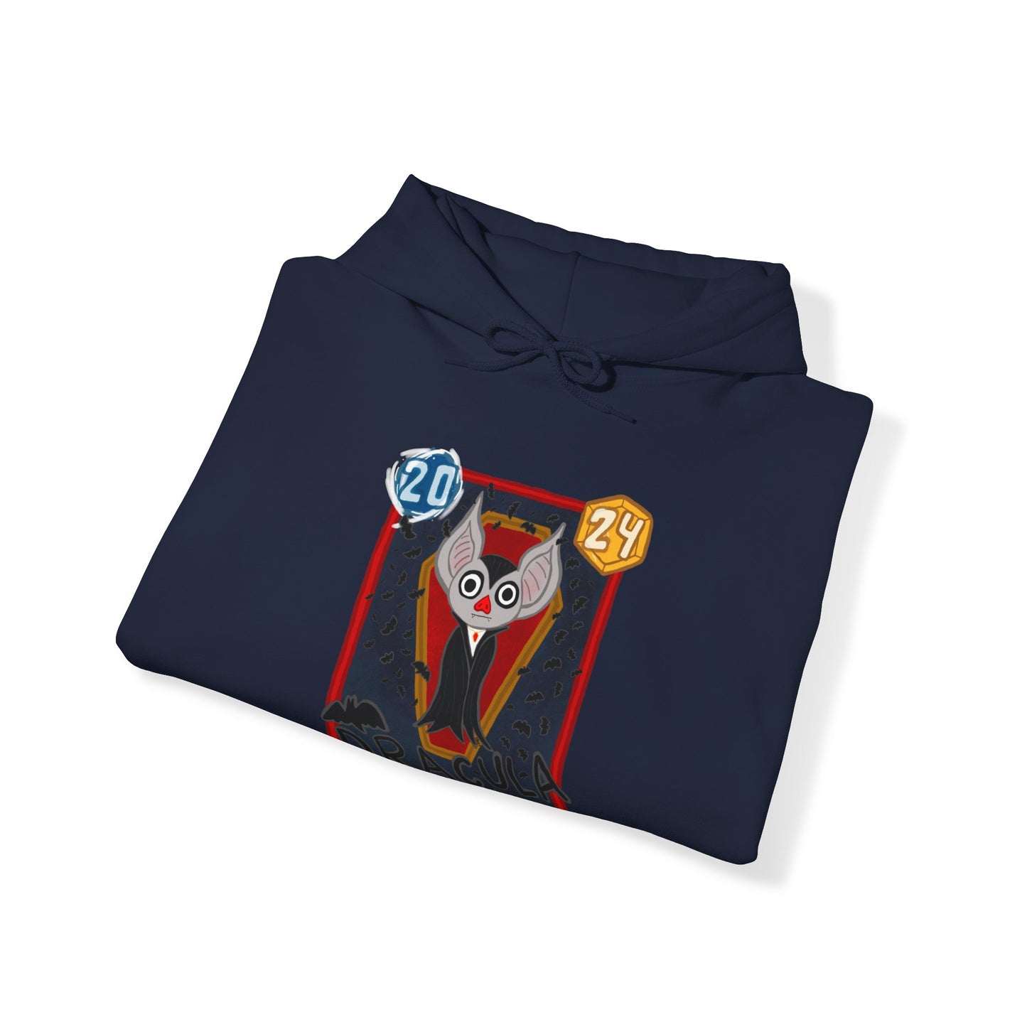 Snap Kang x Spooky Dino Marvel Snap inspired Dracula - Unisex Heavy Blend™ Hooded Sweatshirt