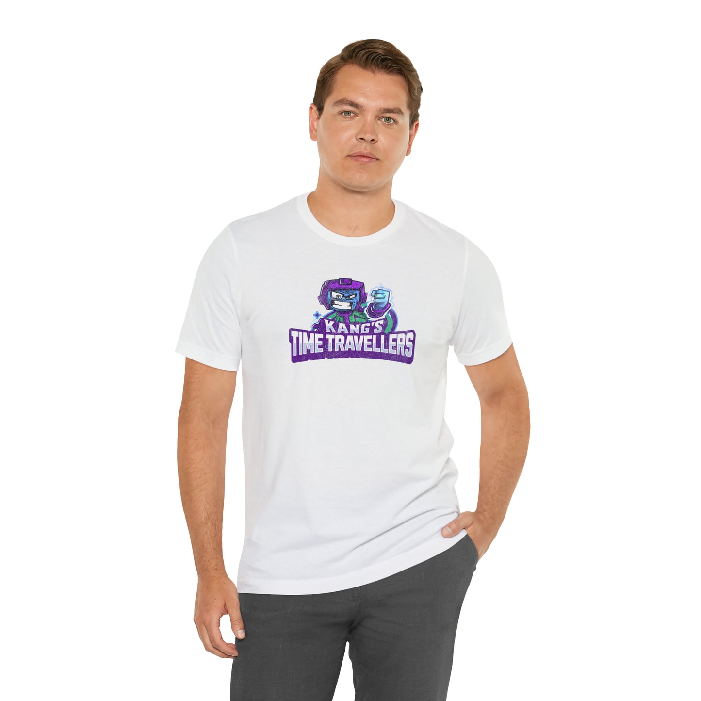 "kang's time travellers" Marvel Snap Mascot Unisex Jersey Short Sleeve Tee