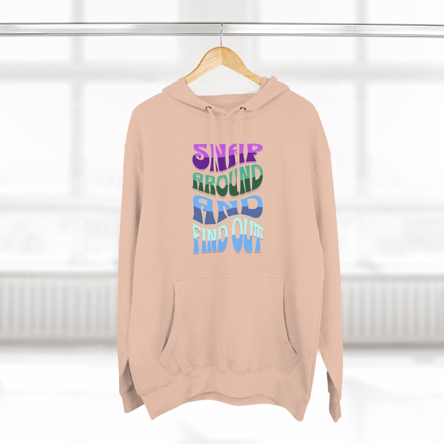 "Snap Around and Find Out" Marvel Snap Unisex Premium Pullover Hoodie