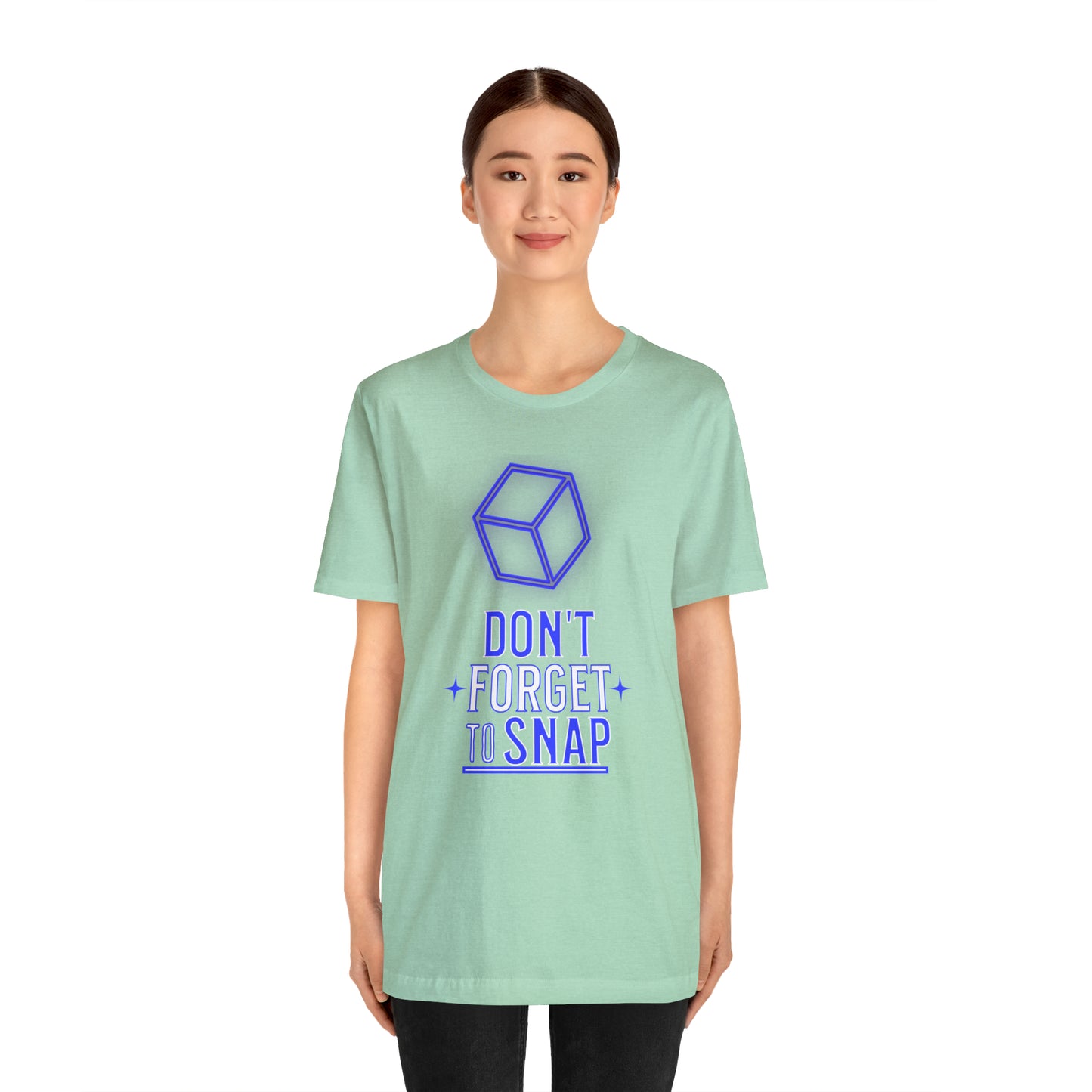 "don't forget to snap" Marvel Snap Unisex Jersey Short Sleeve Tee