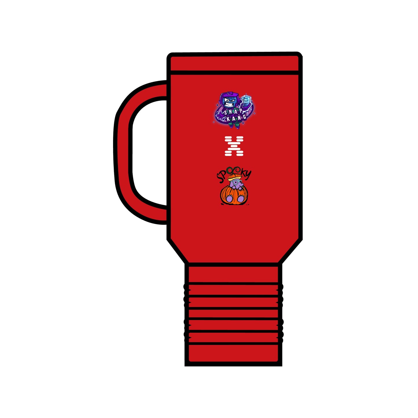 2024 Limited Edition Marvel Snap inspired Drac Discard Collab | Snap Kang x Spooky Dinosaur Tumbler