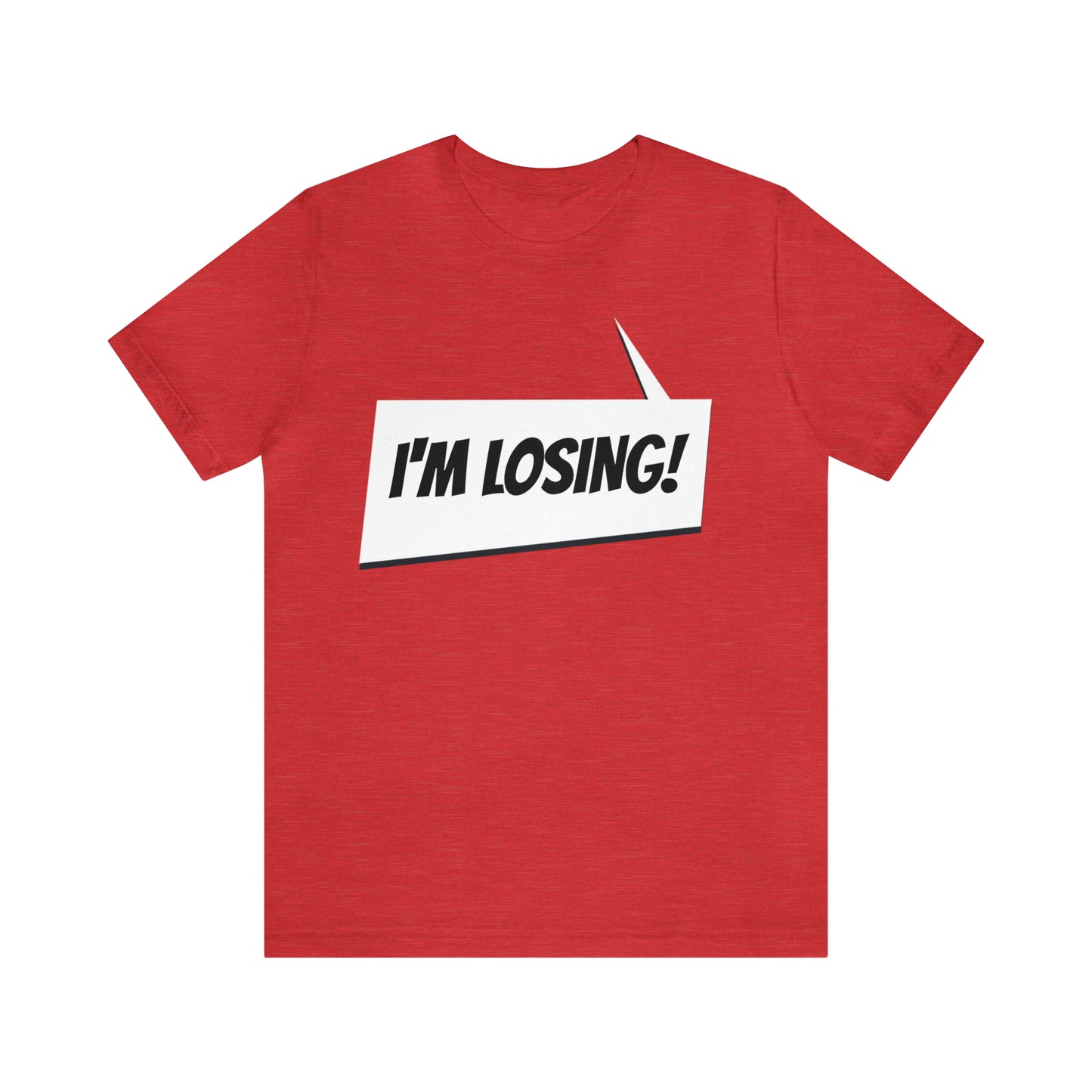 "I'm losing" Marvel Snap Unisex Jersey Short Sleeve Tee