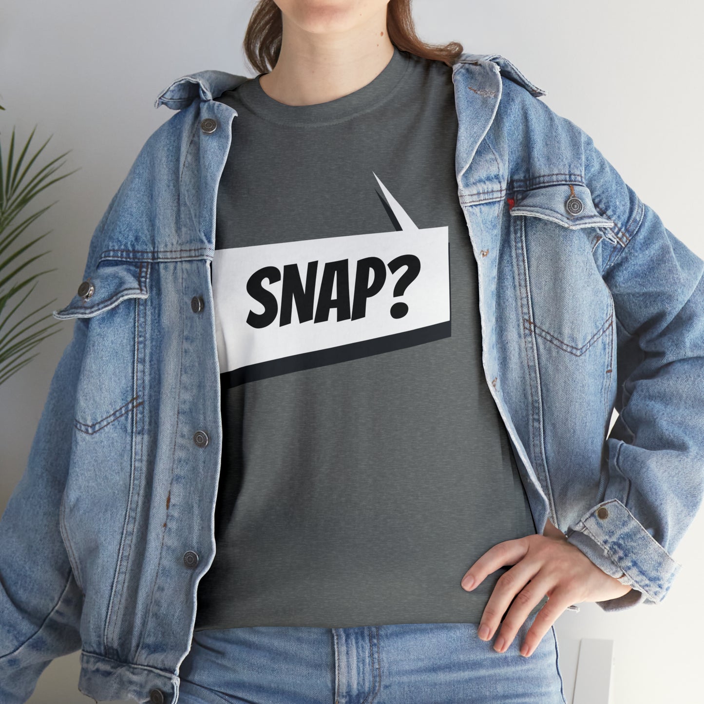 "Snap?" Marvel Snap inspired Unisex Heavy Cotton Tee