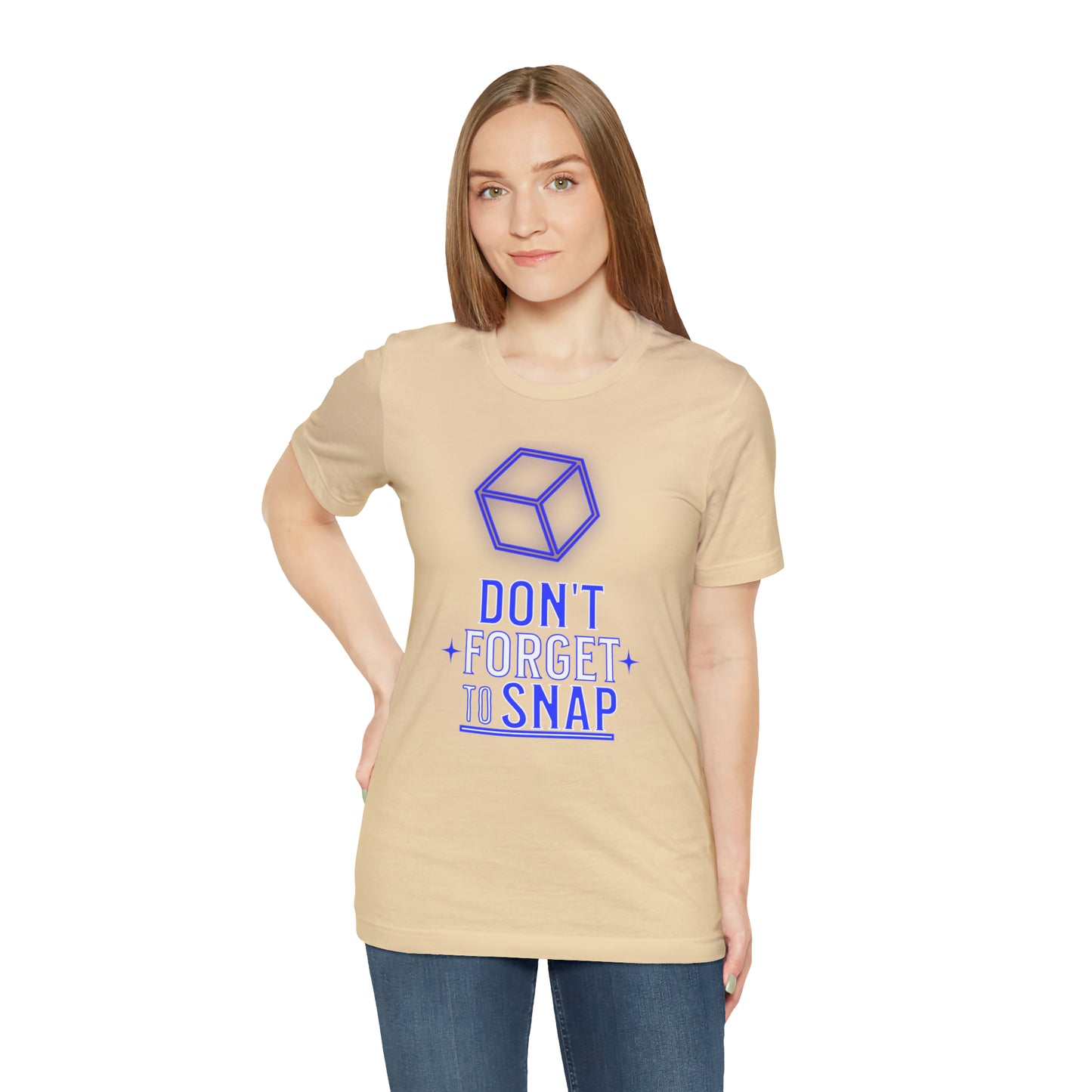 "don't forget to snap" Marvel Snap Unisex Jersey Short Sleeve Tee