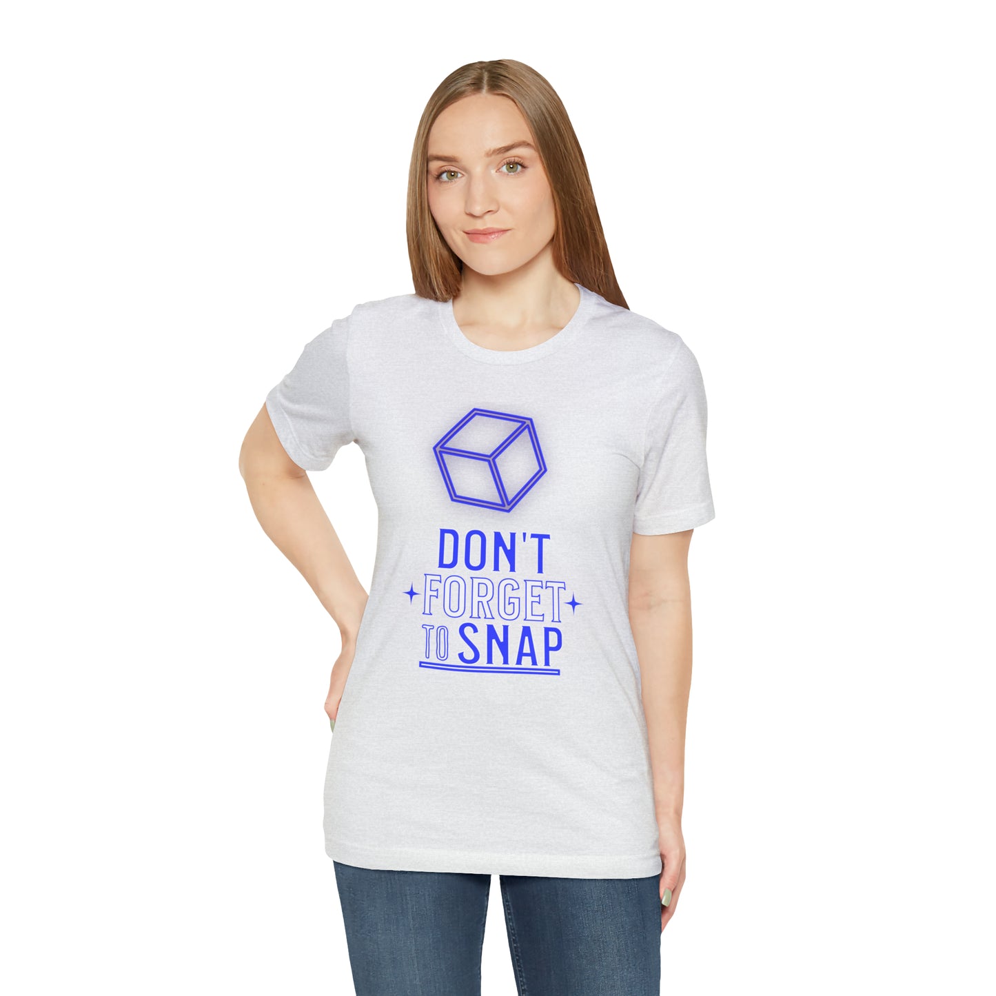 "don't forget to snap" Marvel Snap Unisex Jersey Short Sleeve Tee