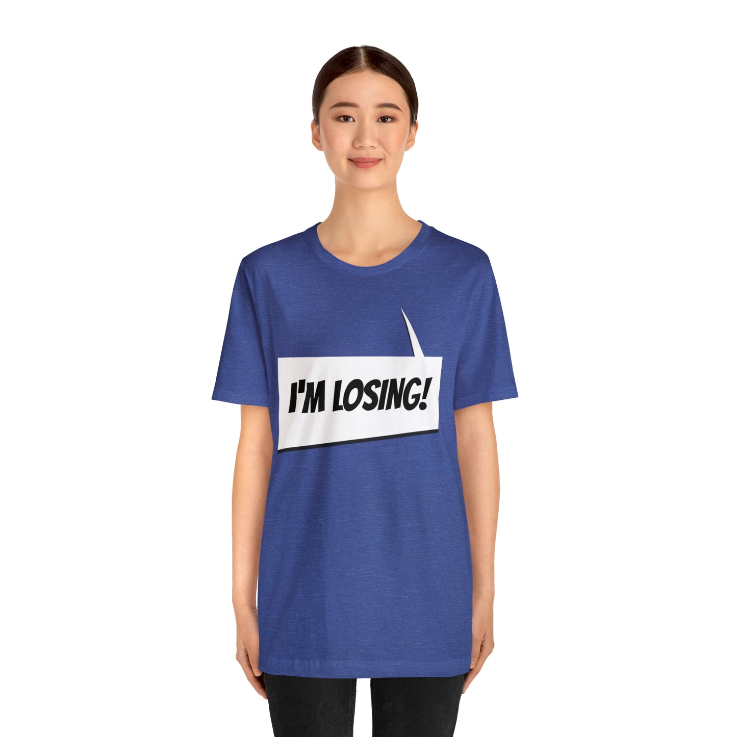 "I'm losing" Marvel Snap Unisex Jersey Short Sleeve Tee