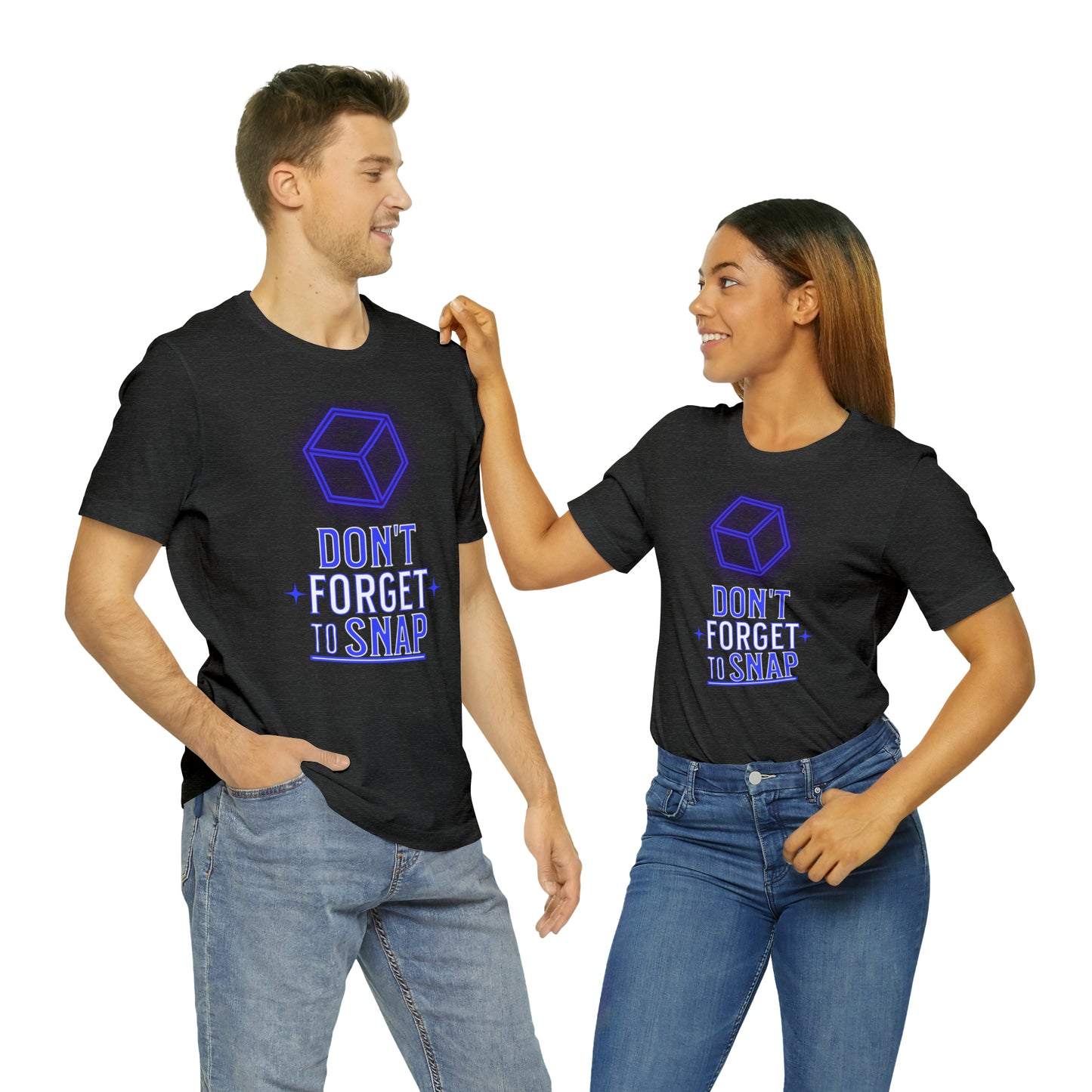 "don't forget to snap" Marvel Snap Unisex Jersey Short Sleeve Tee