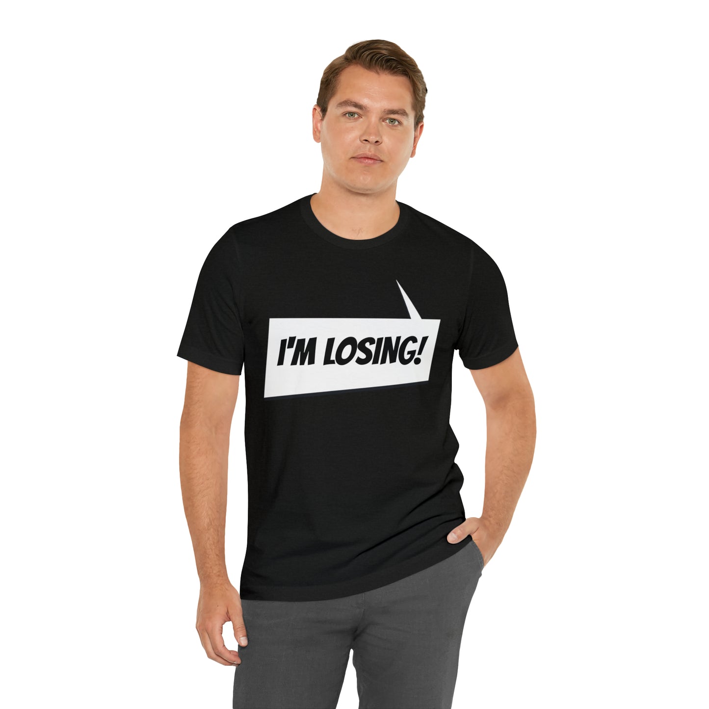 "I'm losing" Marvel Snap Unisex Jersey Short Sleeve Tee