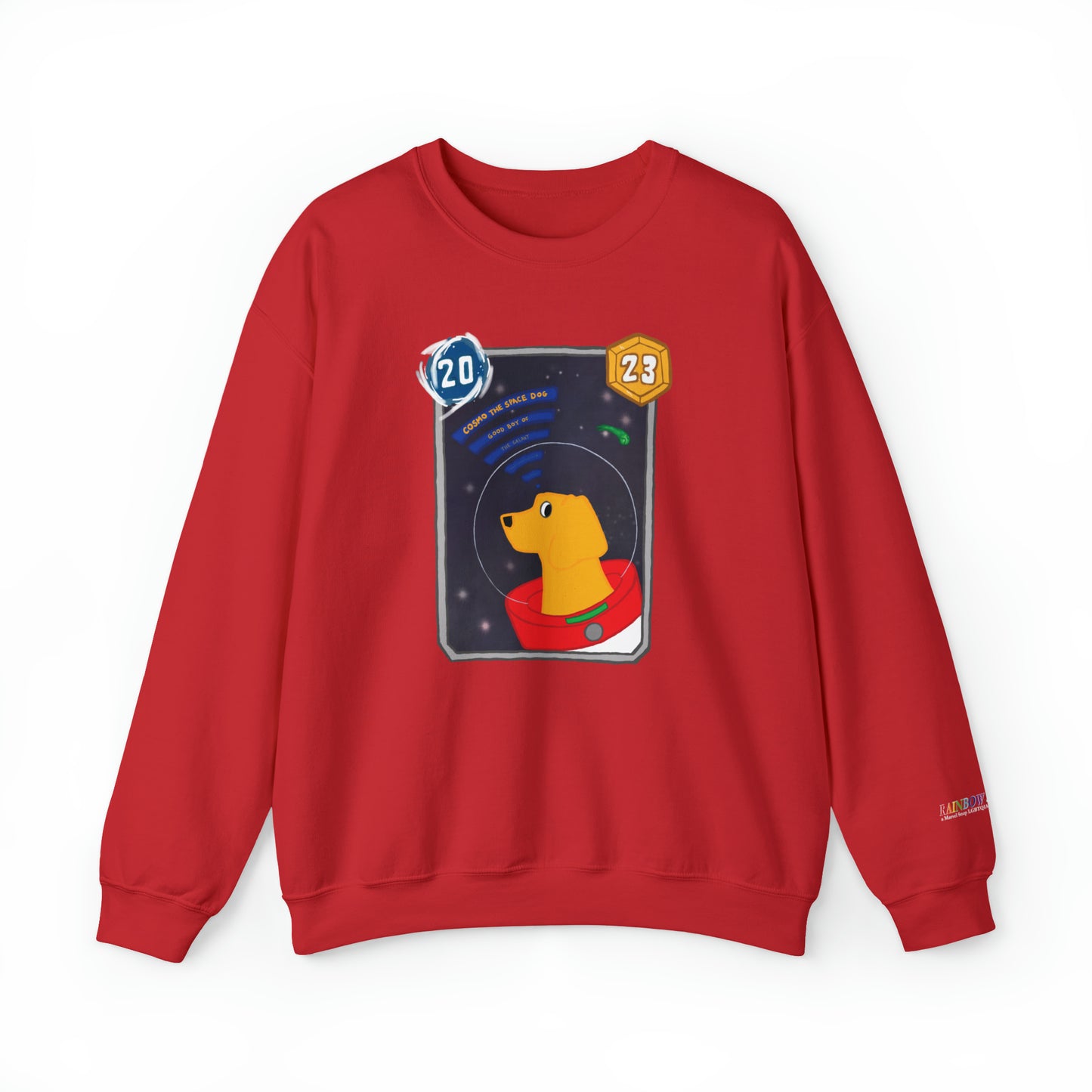 2023 Rainbow snapclash "Space Boi Cosmo Variant" marvel snap inspired Crewneck Sweatshirt