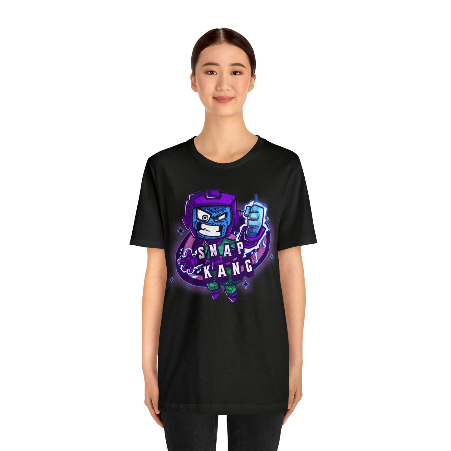 "Snap kang logo" Marvel Snap Unisex Jersey Short Sleeve Tee