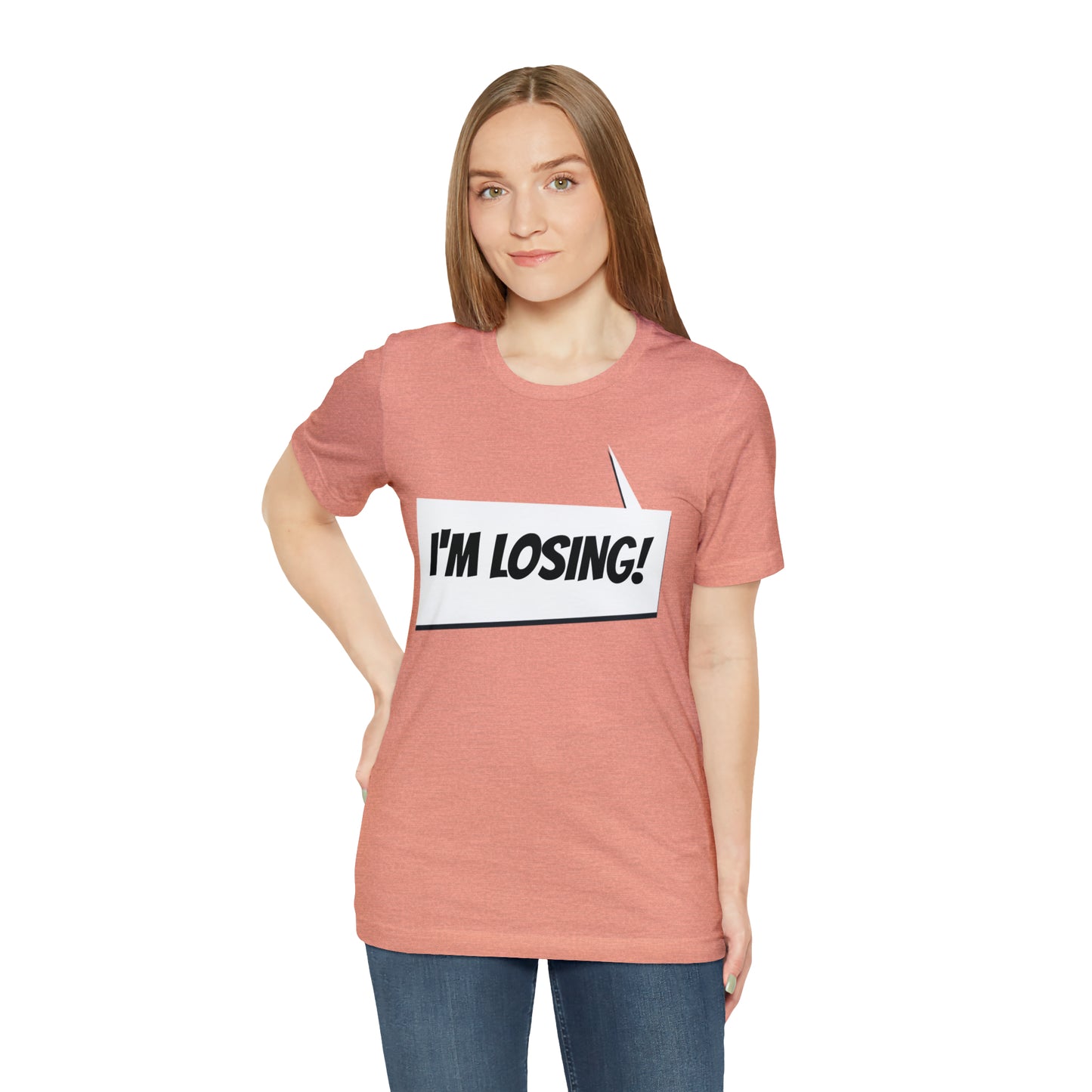 "I'm losing" Marvel Snap Unisex Jersey Short Sleeve Tee