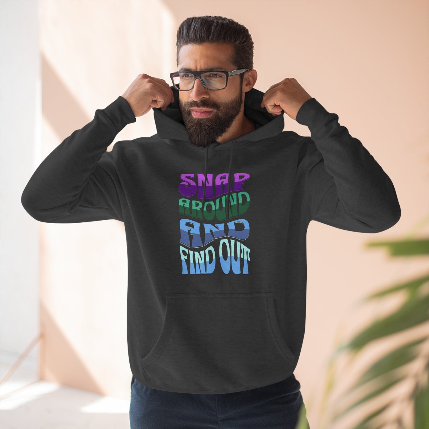 "Snap Around and Find Out" Marvel Snap Unisex Premium Pullover Hoodie