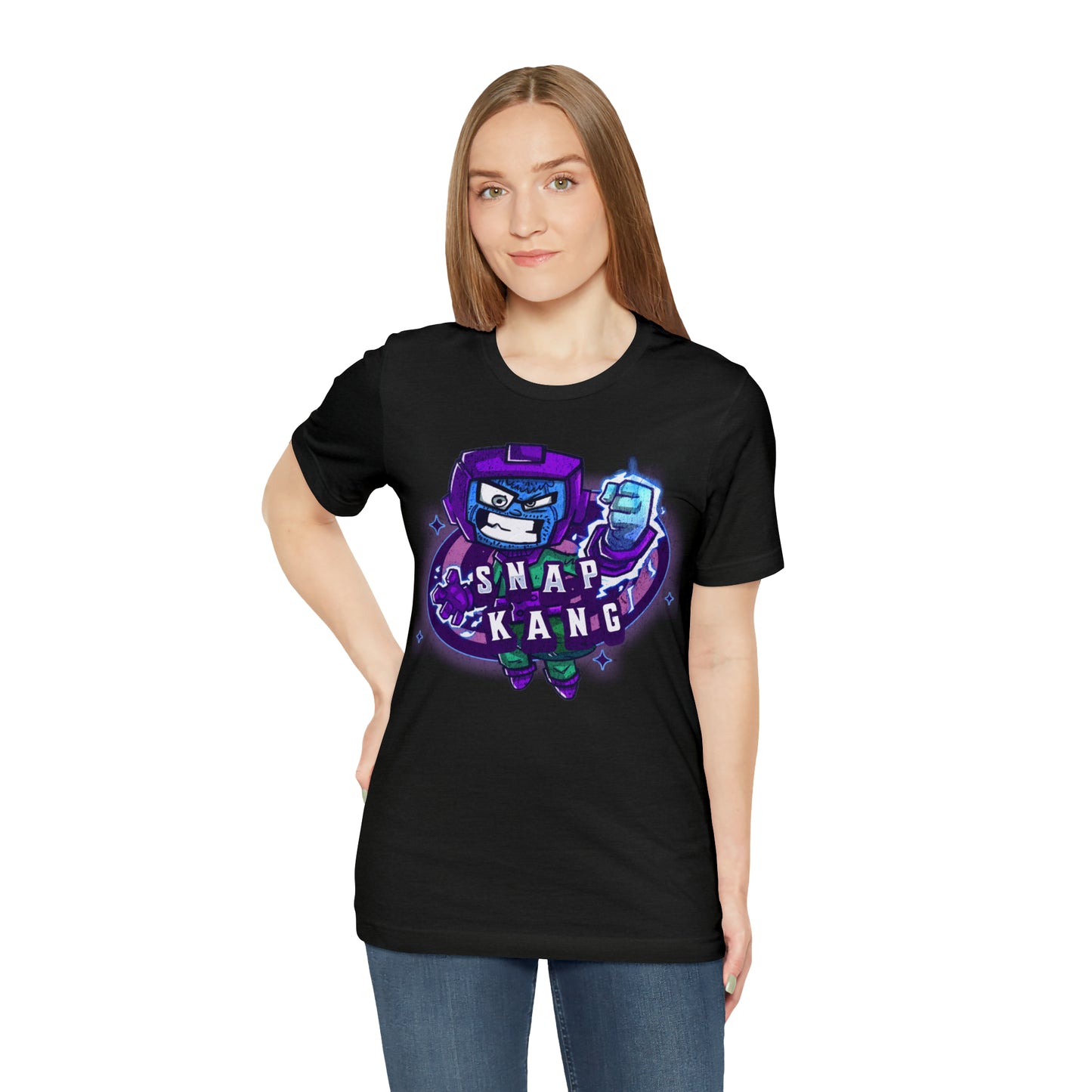 "Snap kang logo" Marvel Snap Unisex Jersey Short Sleeve Tee