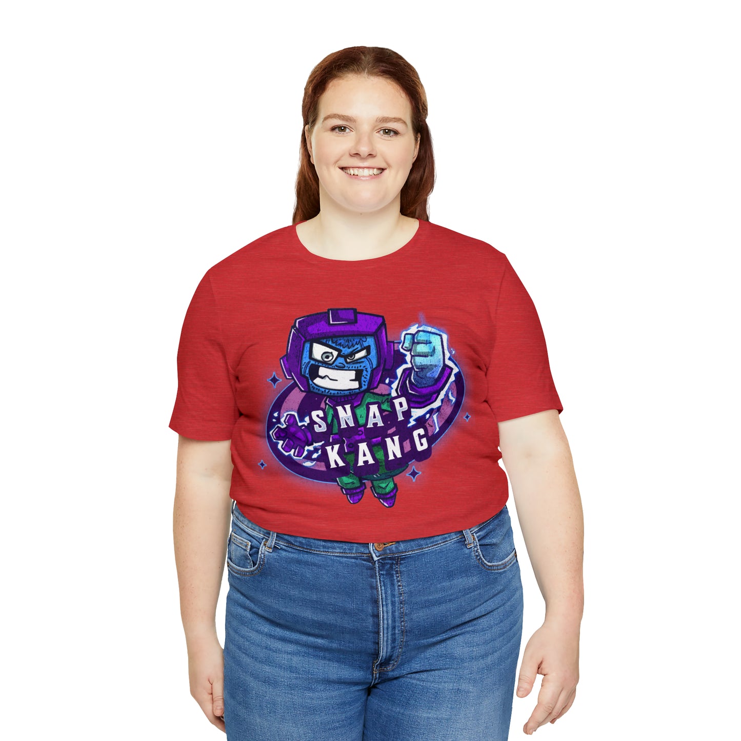 "Snap kang logo" Marvel Snap Unisex Jersey Short Sleeve Tee