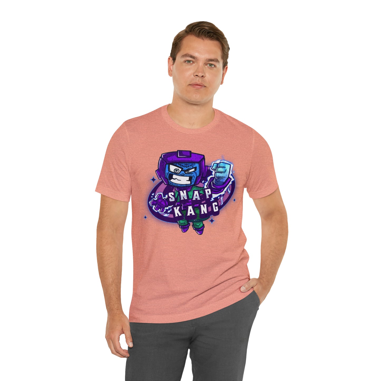 "Snap kang logo" Marvel Snap Unisex Jersey Short Sleeve Tee