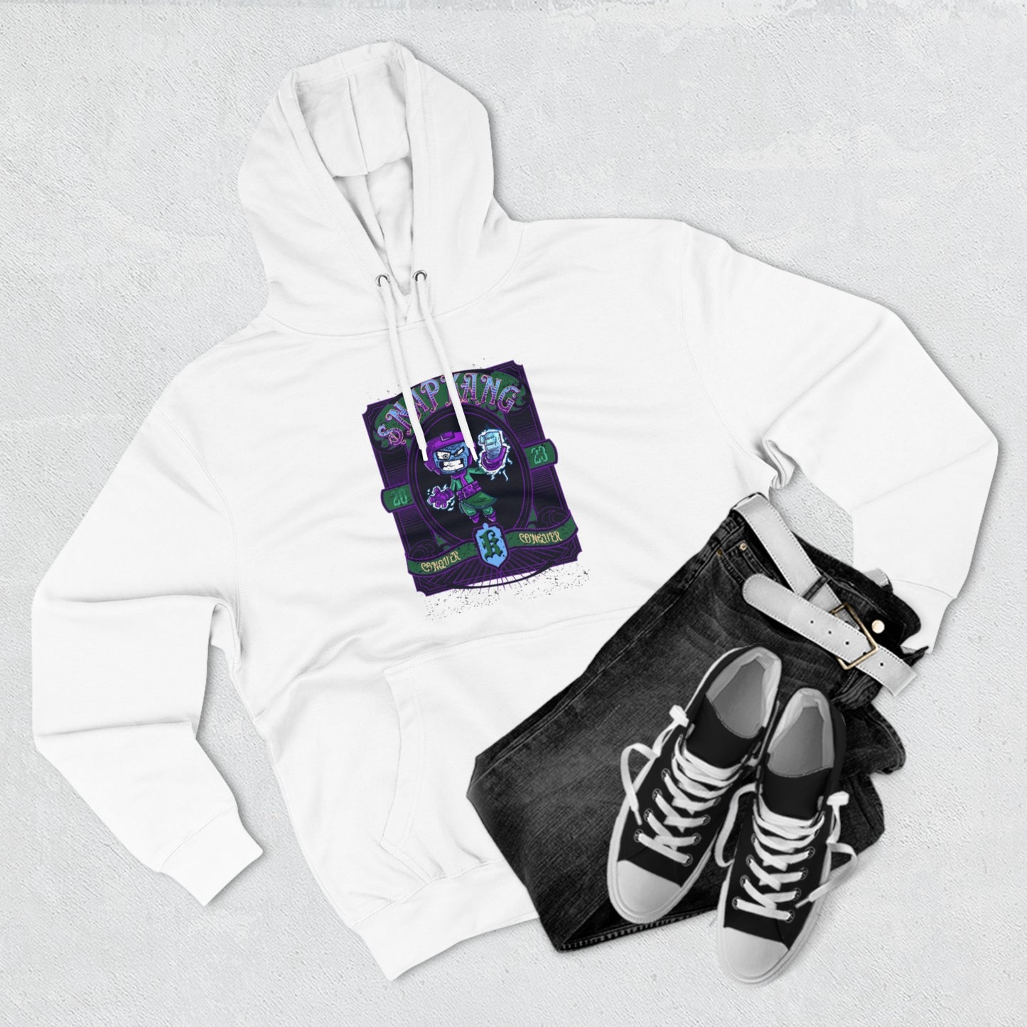 "Snap Kang Barber" Marvel Snap Unisex Premium Pullover Hoodie