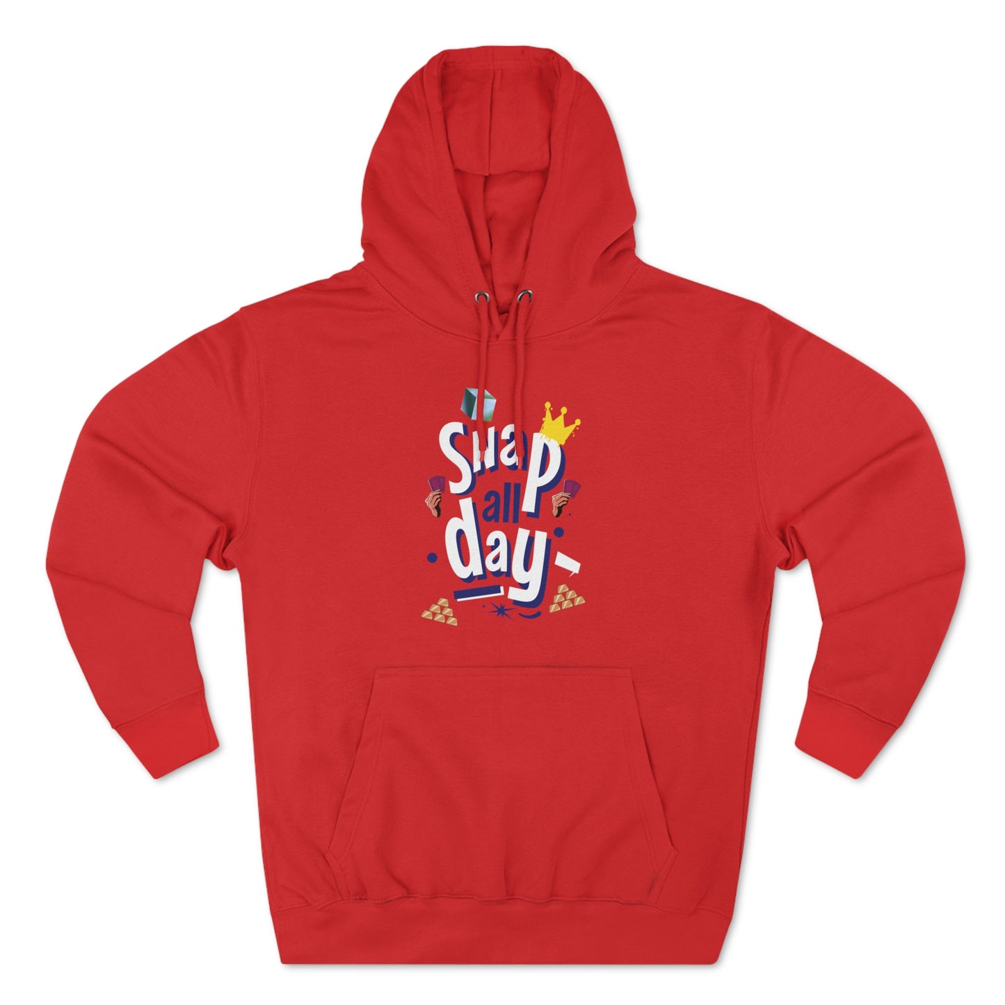 "Snap All Day" Marvel Snap Unisex Premium Pullover Hoodie