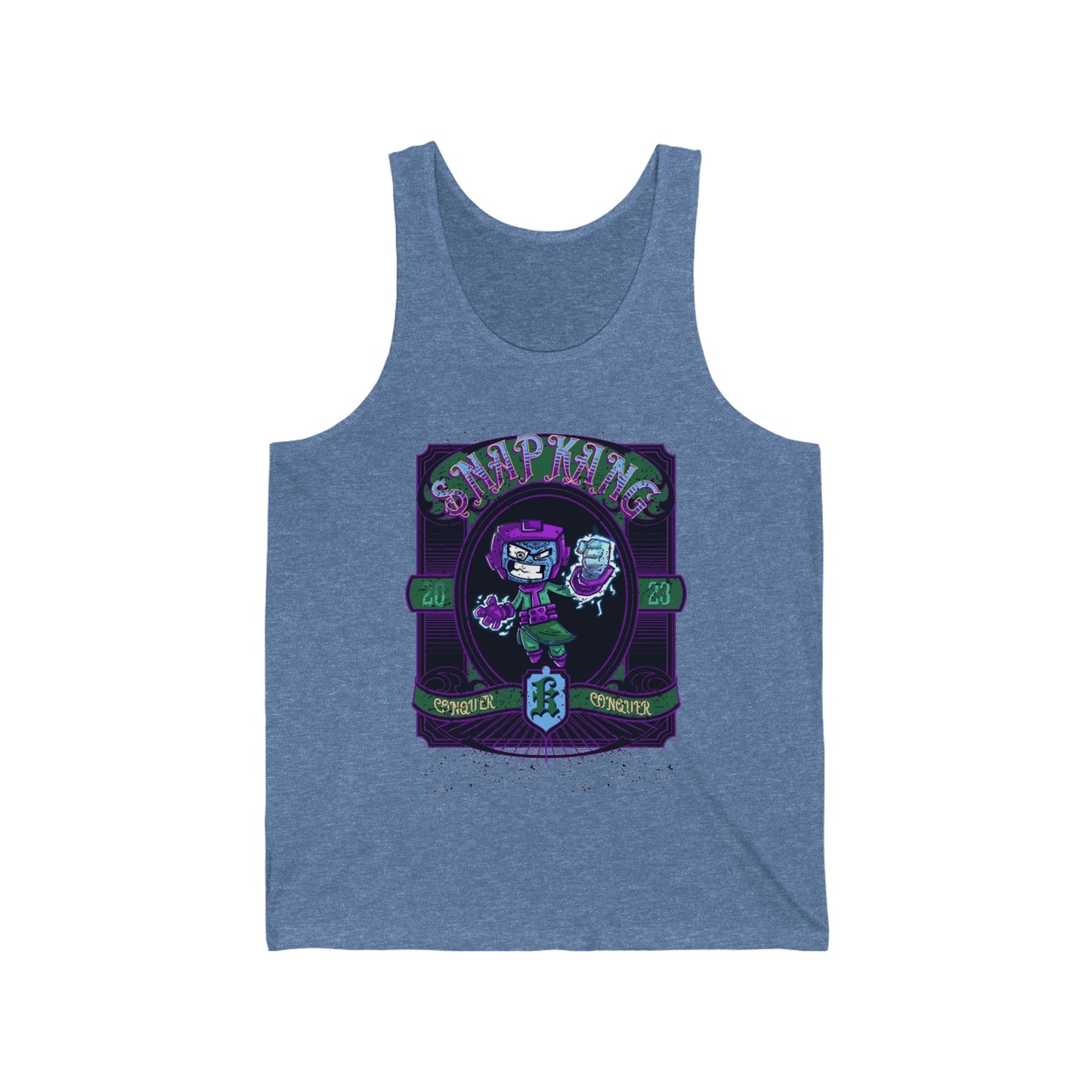 "Snap kang barber logo" Marvel Snap Unisex Jersey Tank