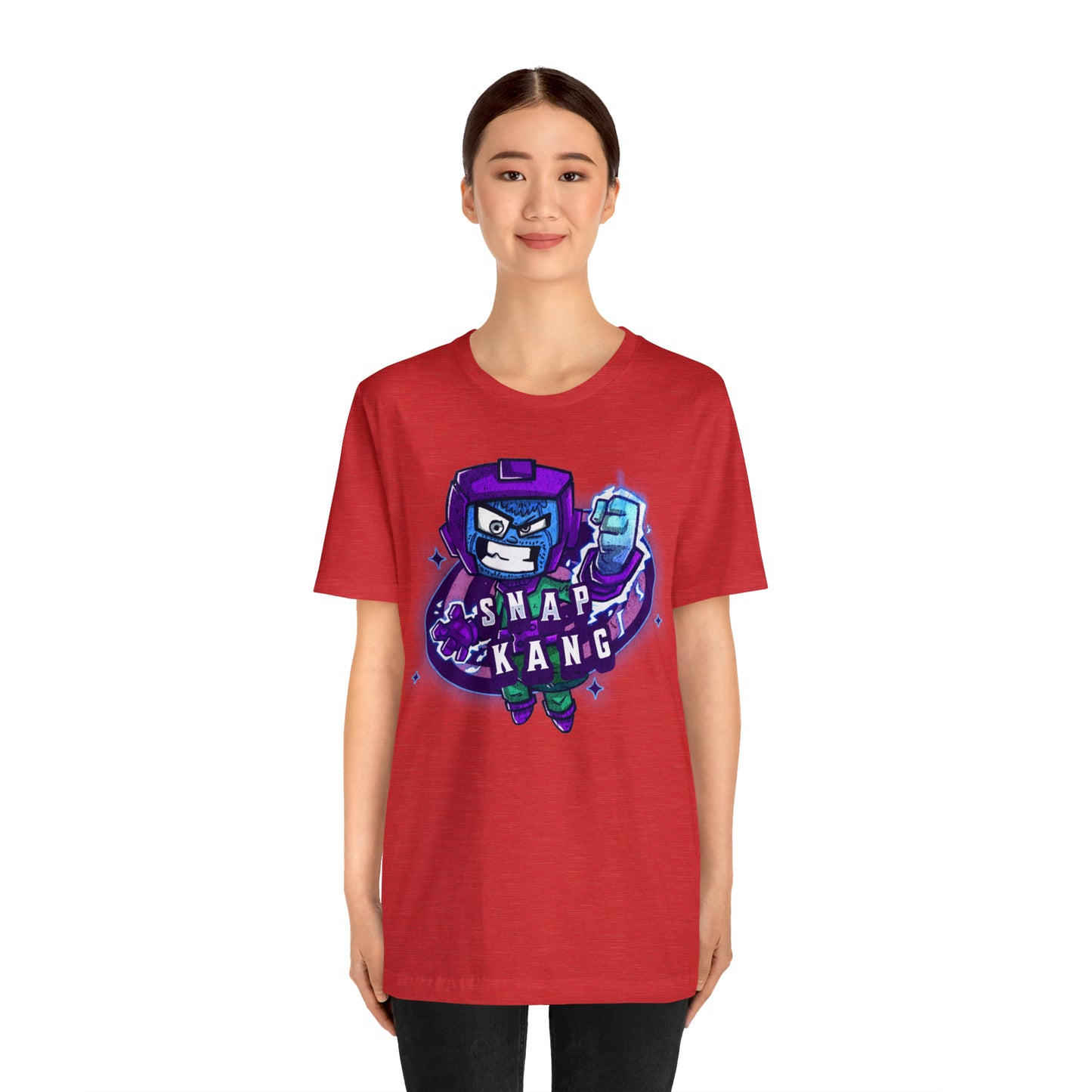"Snap kang logo" Marvel Snap Unisex Jersey Short Sleeve Tee