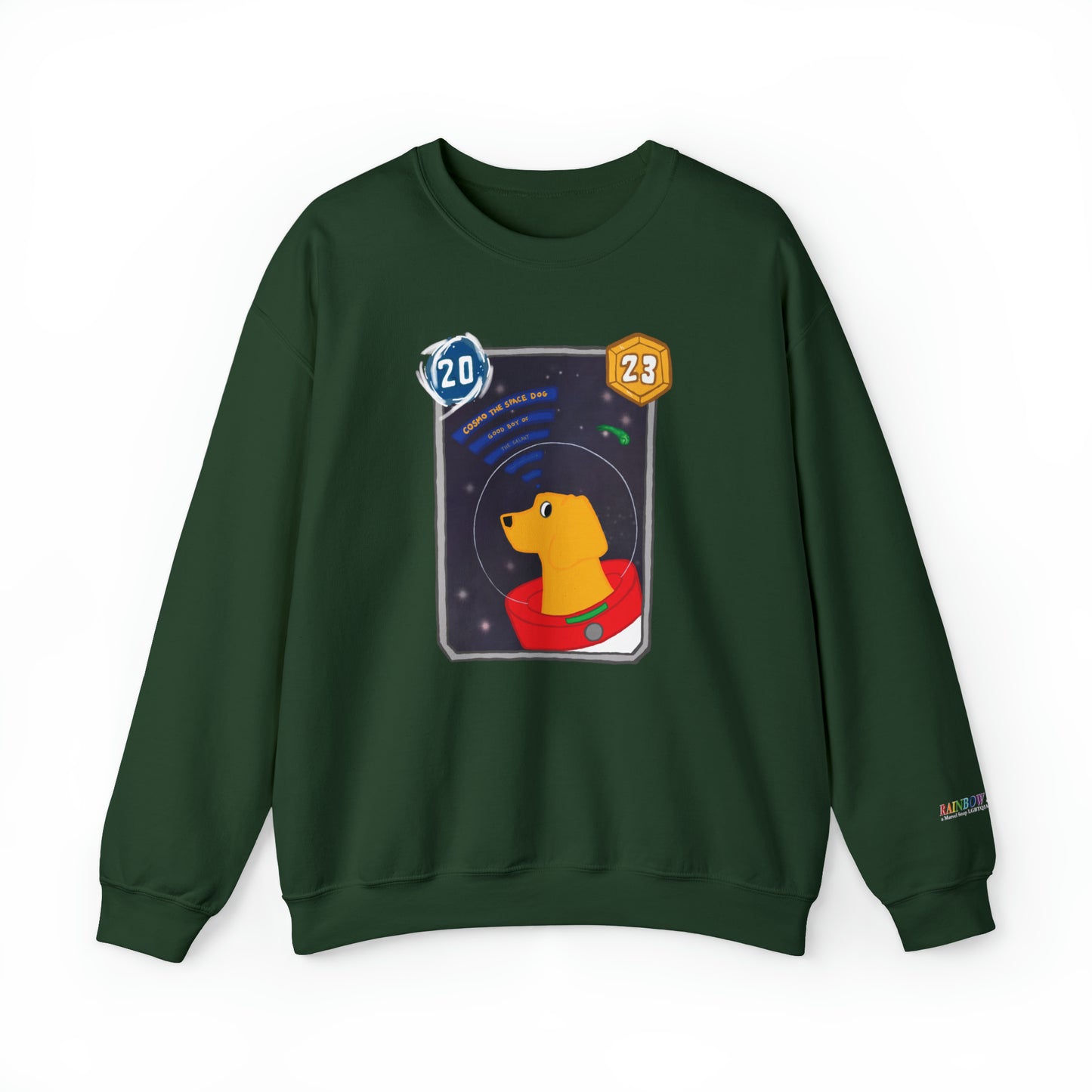 2023 Rainbow snapclash "Space Boi Cosmo Variant" marvel snap inspired Crewneck Sweatshirt