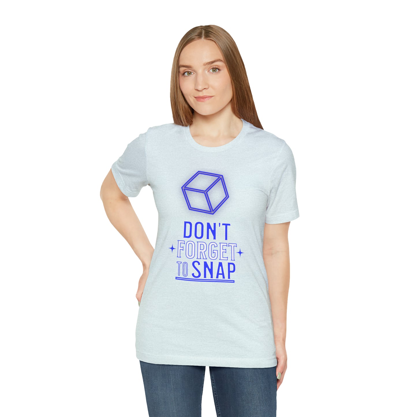 "don't forget to snap" Marvel Snap Unisex Jersey Short Sleeve Tee