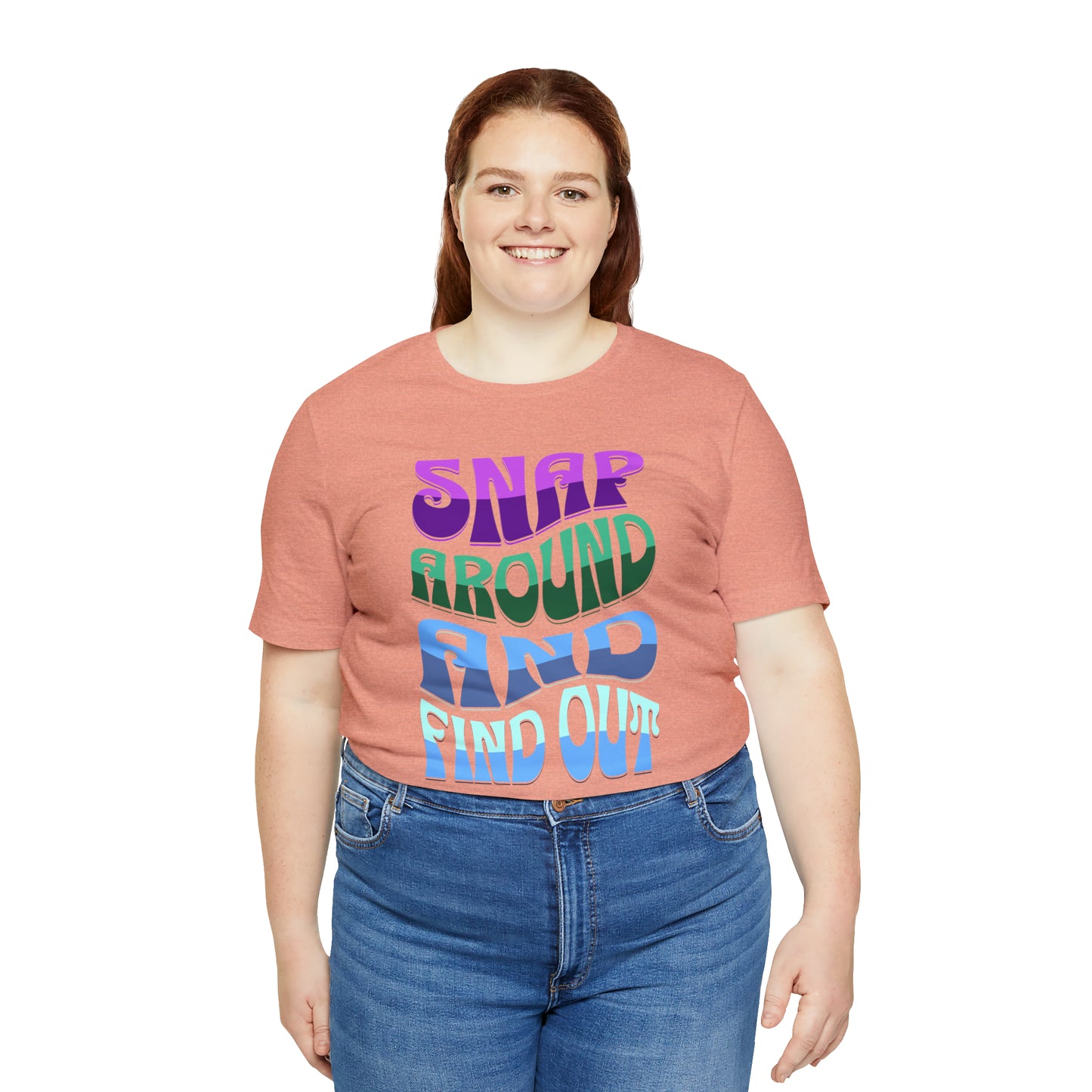 "snap around and find out" Marvel Snap Unisex Jersey Short Sleeve Tee