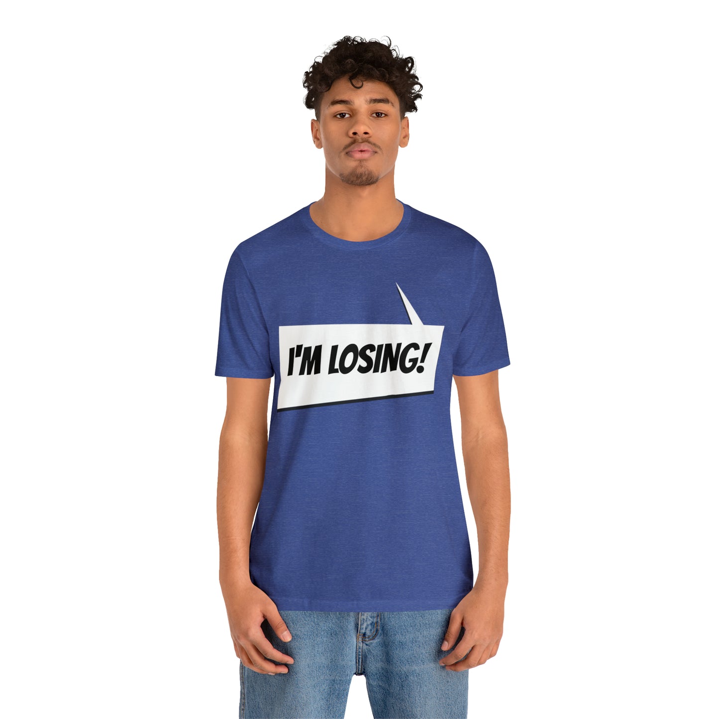 "I'm losing" Marvel Snap Unisex Jersey Short Sleeve Tee
