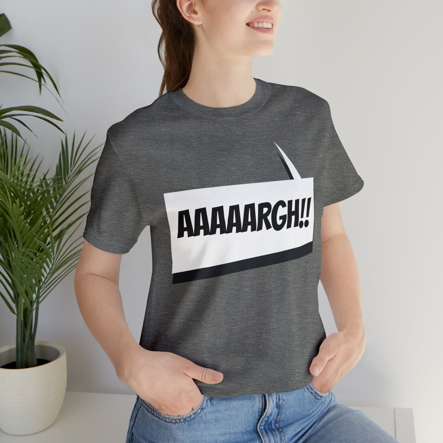 "aaaaargh!!!" Marvel Snap Unisex Jersey Short Sleeve Tee