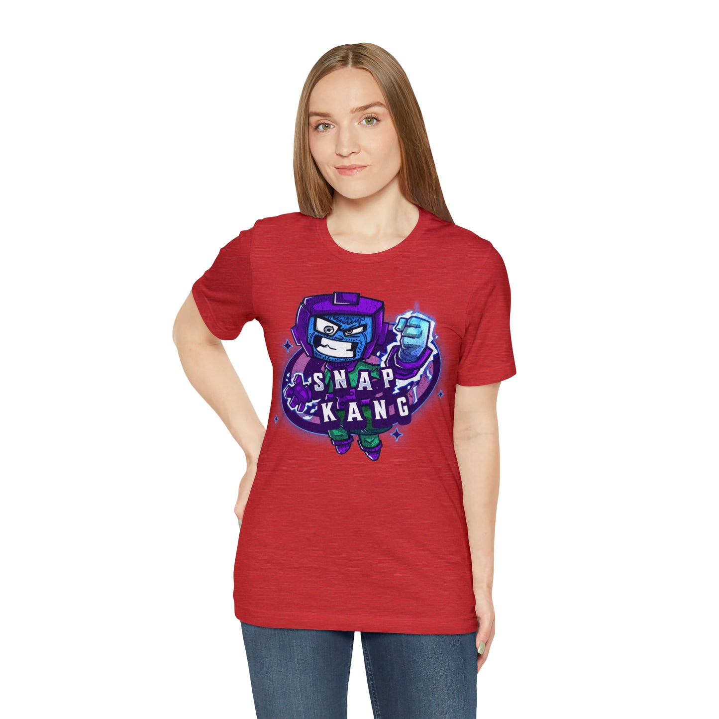 "Snap kang logo" Marvel Snap Unisex Jersey Short Sleeve Tee