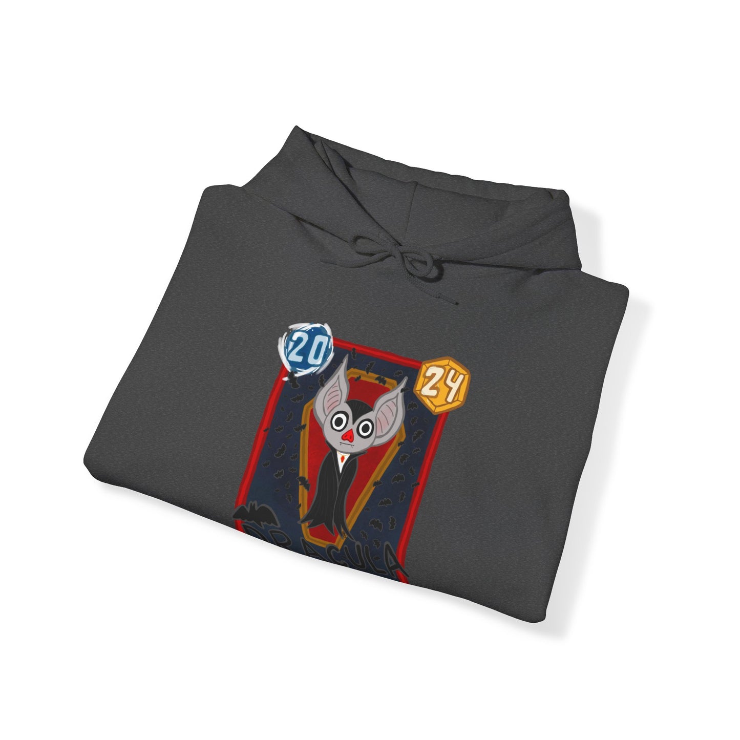 Snap Kang x Spooky Dino Marvel Snap inspired Dracula - Unisex Heavy Blend™ Hooded Sweatshirt