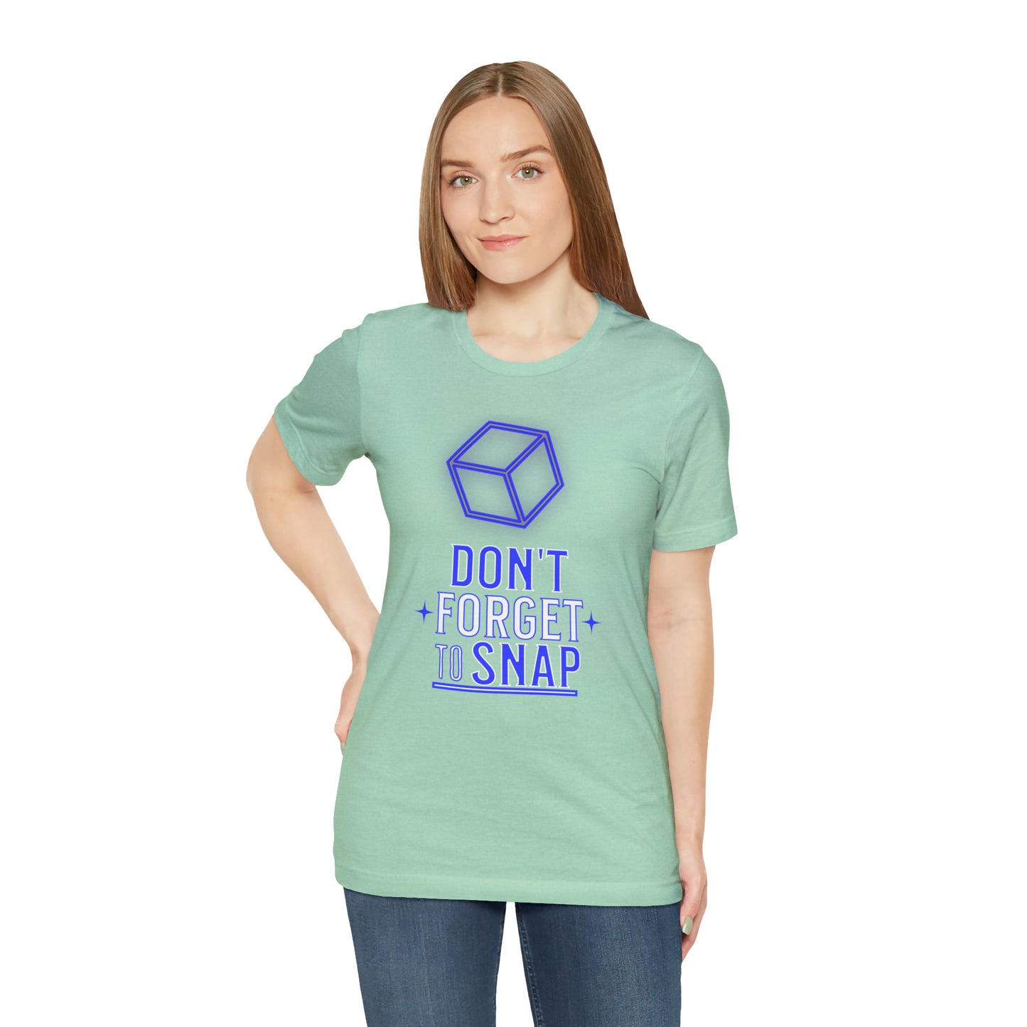 "don't forget to snap" Marvel Snap Unisex Jersey Short Sleeve Tee