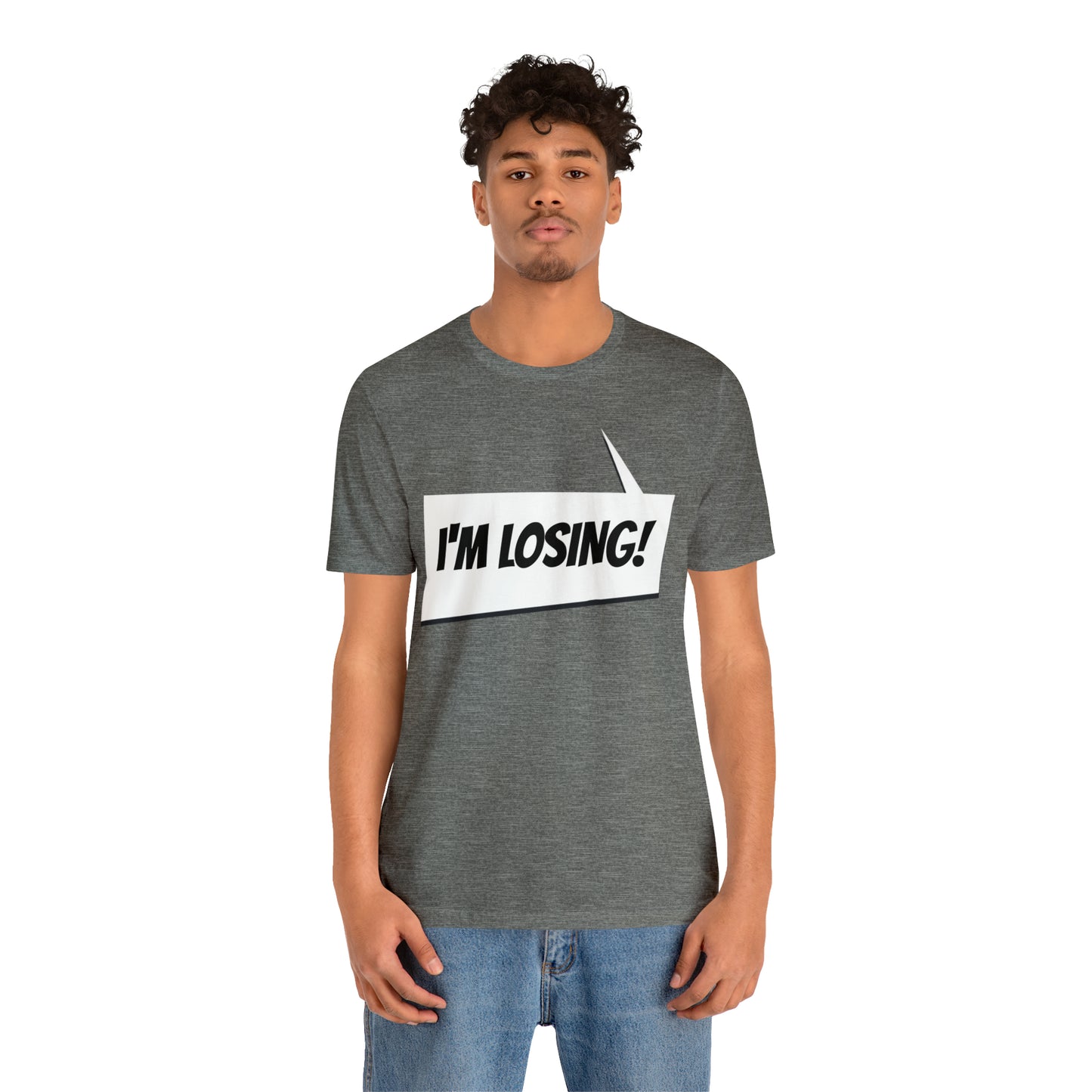 "I'm losing" Marvel Snap Unisex Jersey Short Sleeve Tee