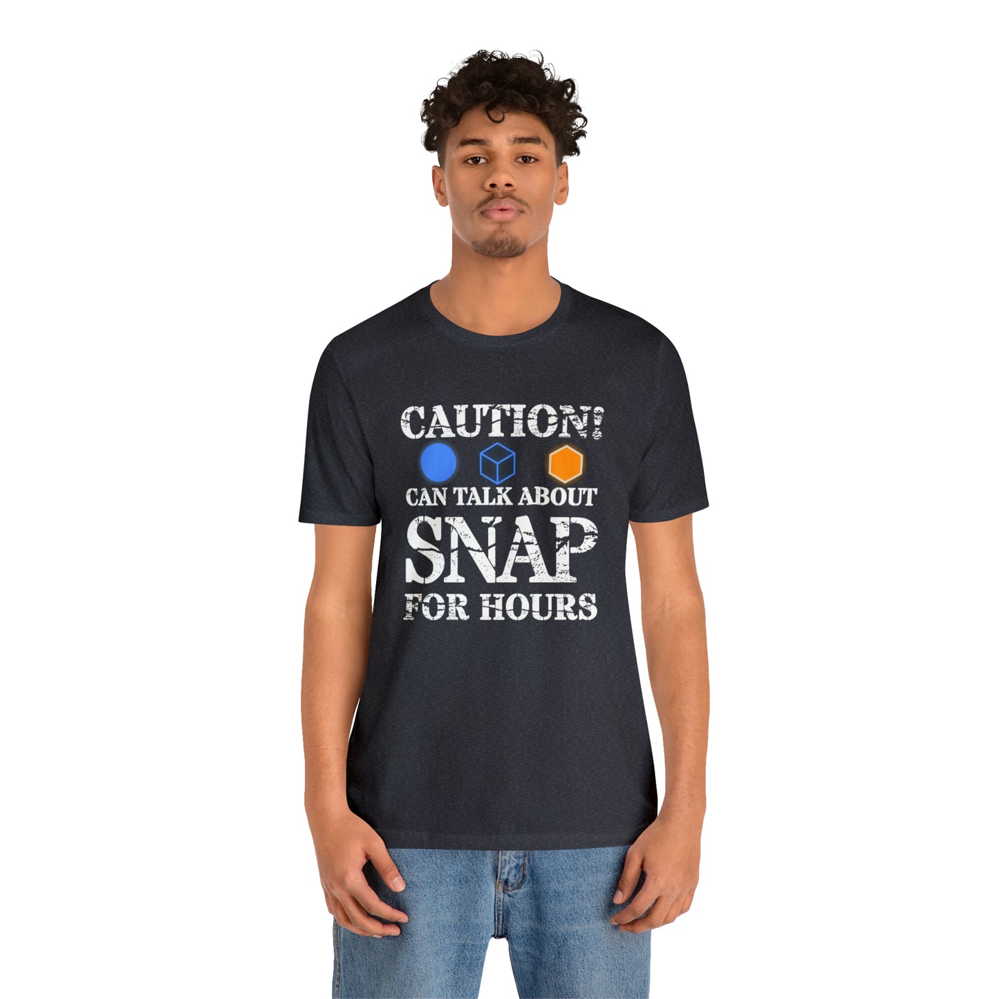 "Caution Can Snap All Day" Unisex Jersey Short Sleeve Tee