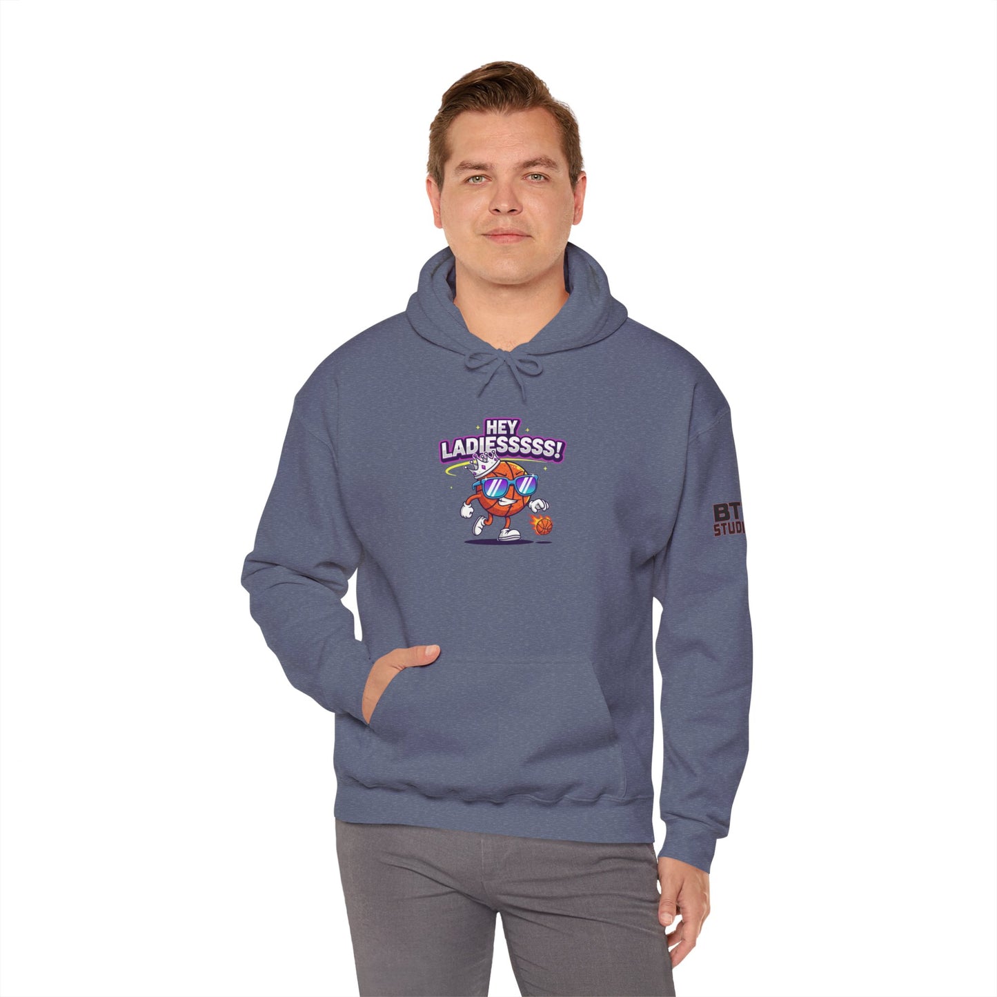 Hey Ladies Crown Hoodie (Mult Colors)
