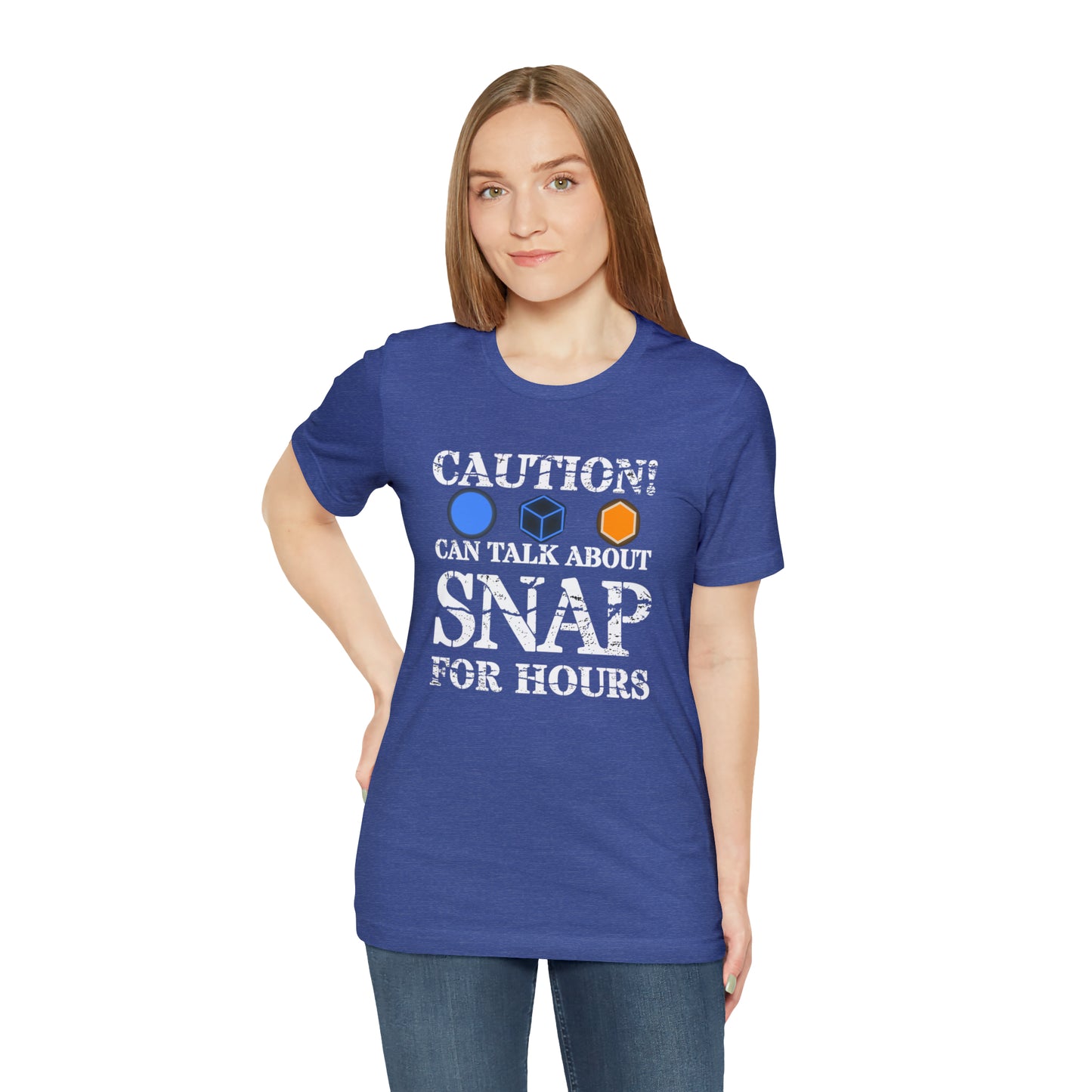 "Caution Can Snap All Day" Unisex Jersey Short Sleeve Tee